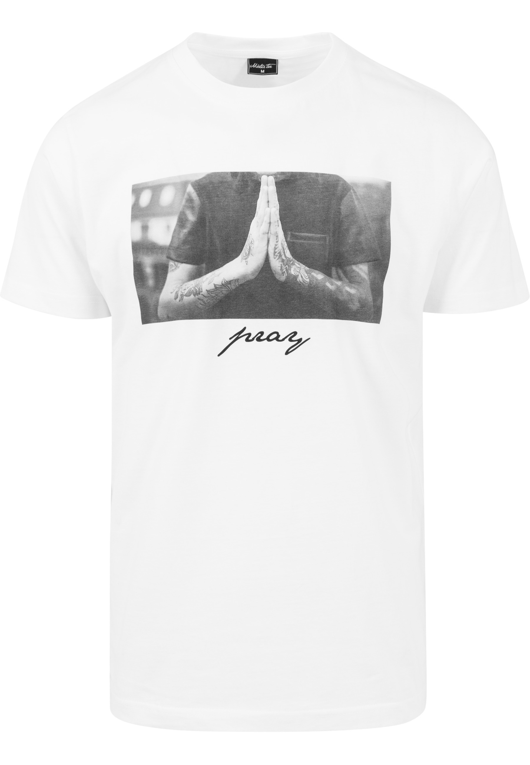 MisterTee T-Shirt "MisterTee Herren Pray Tee" 1 Stk.