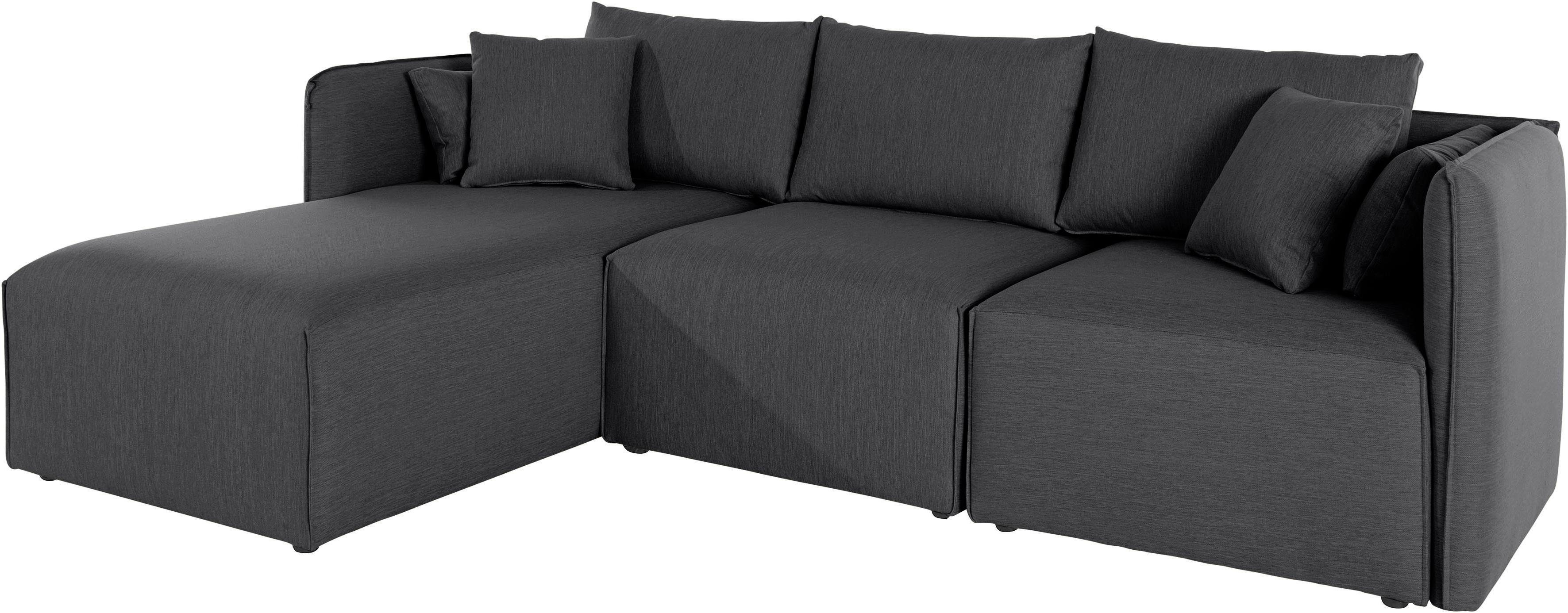 OTTO home Ecksofa "Nöre L-Form" 3 Teile, in vielen Bezugsqualitäten und Farben. Modulteile s. "Nöre"