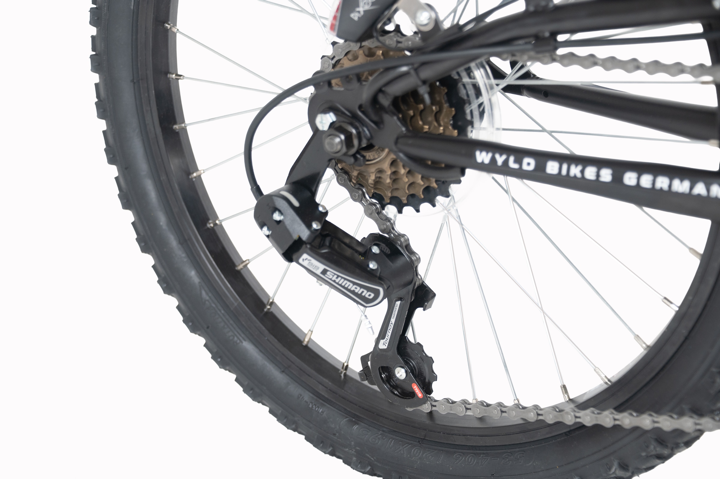 WYLD Kinderfahrrad »WYLD Kinder-Mountainbike Fully ATB 20" Zodiac 6 Gänge« 6 Gang Shimano Tourney Schaltwerk Kettenschaltung