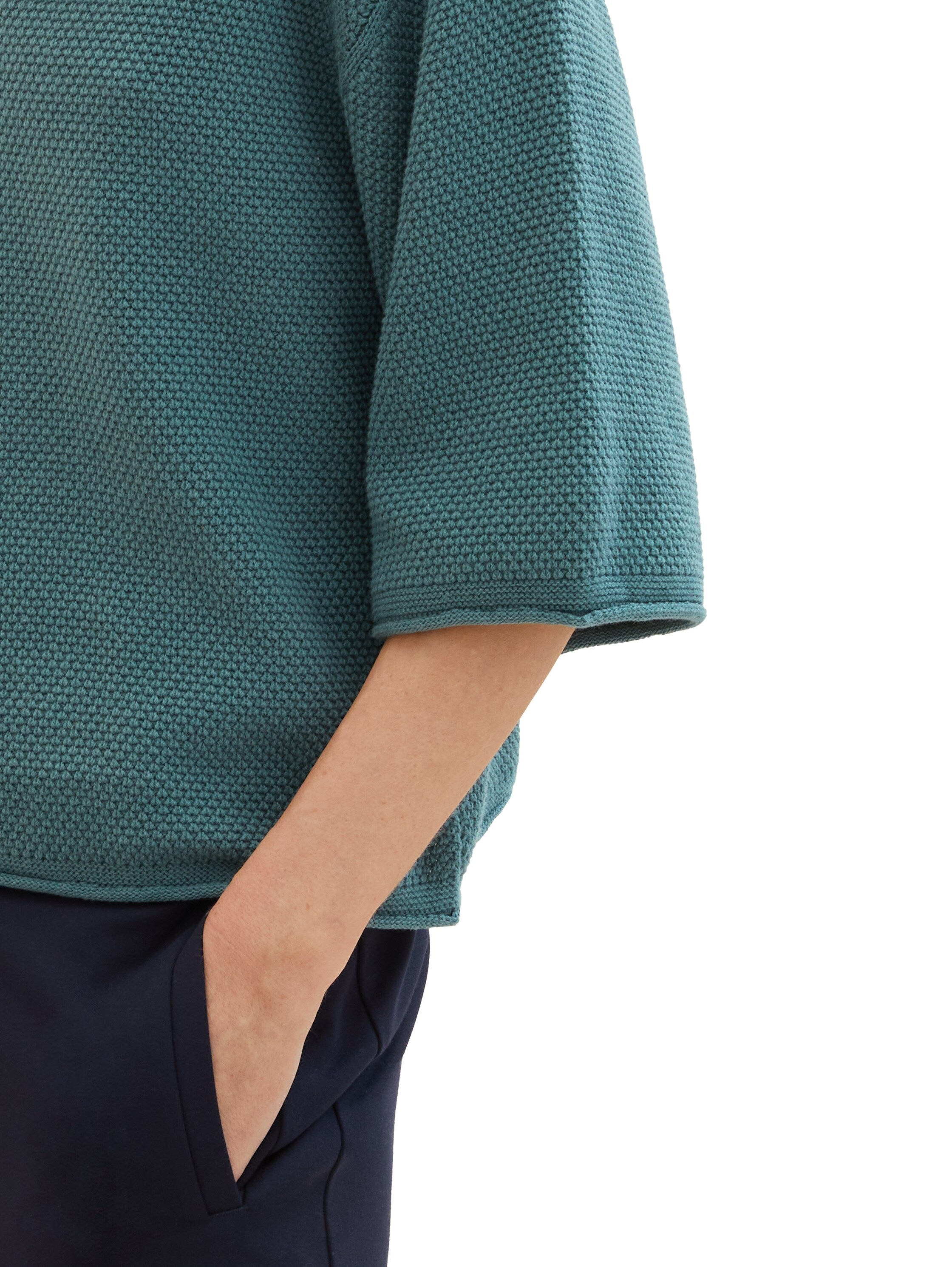 TOM TAILOR V-Ausschnitt-Pullover, mit Drop-Shoulder