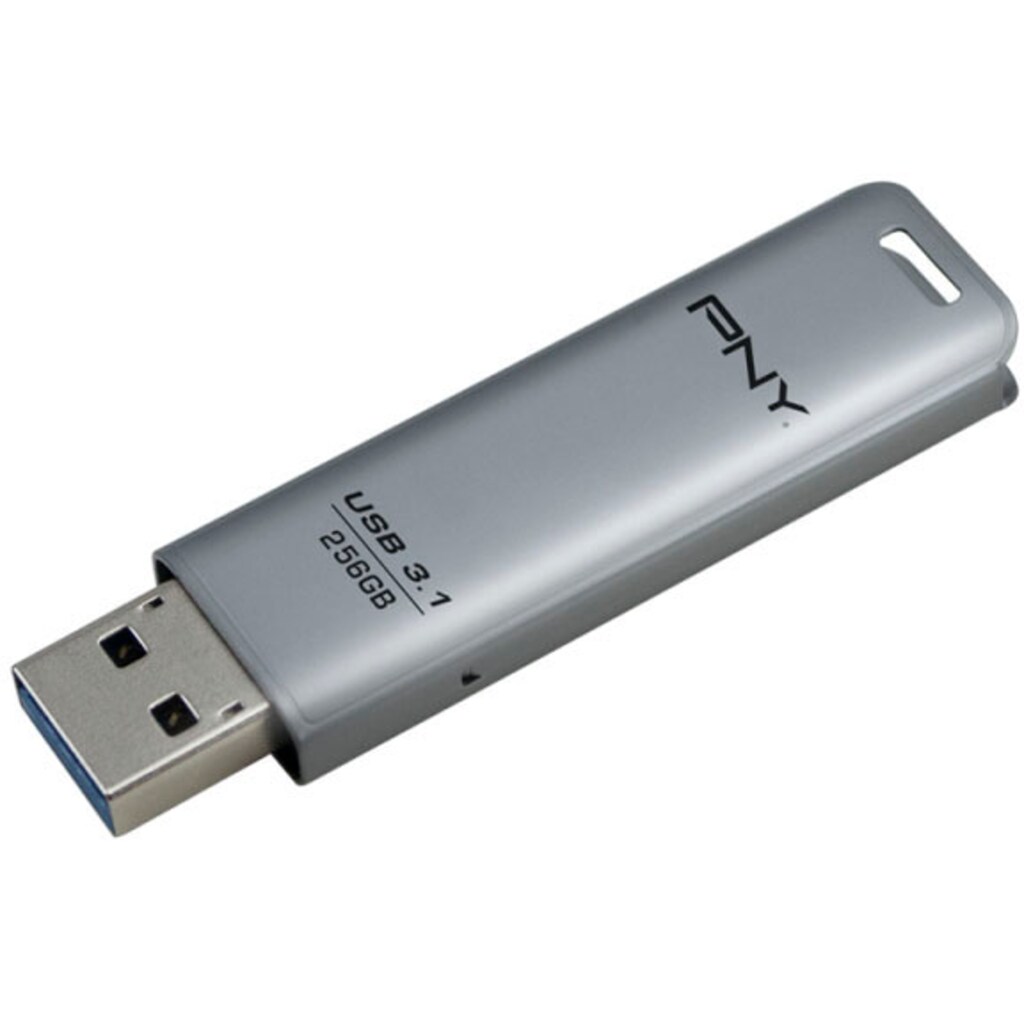 PNY USB-Stick »Elite Steel 32GB«, (USB 3.2 Lesegeschwindigkeit 20 MB/s)