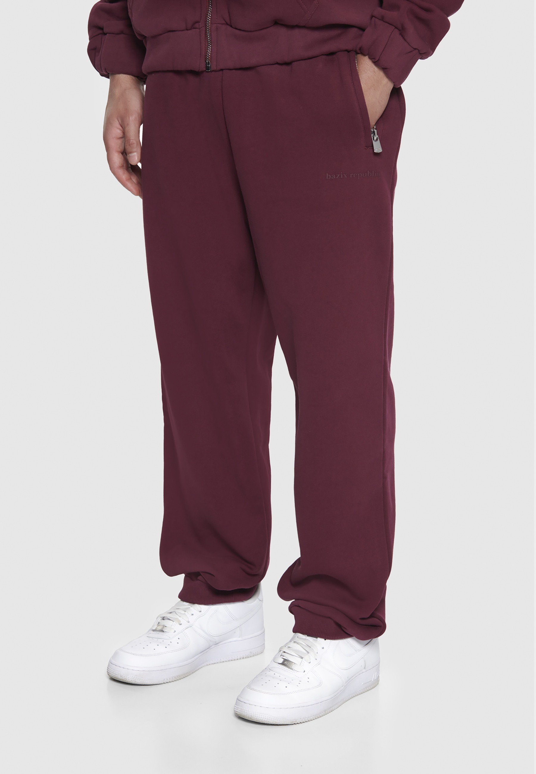Dropsize Jogginghose »Dropsize Herren Bazix Republiq Super Heavy Blank Jogger«