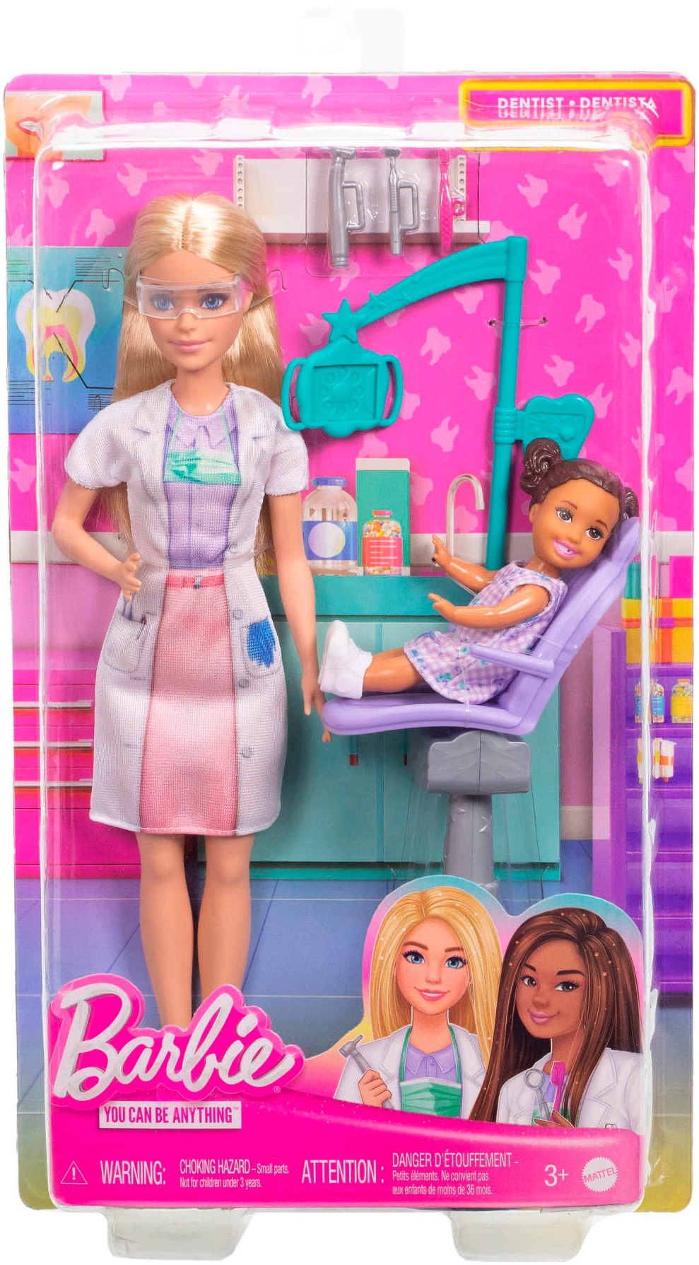 Barbie Anziehpuppe »Barbie Deluxe Karrieren: Zahnärztin«