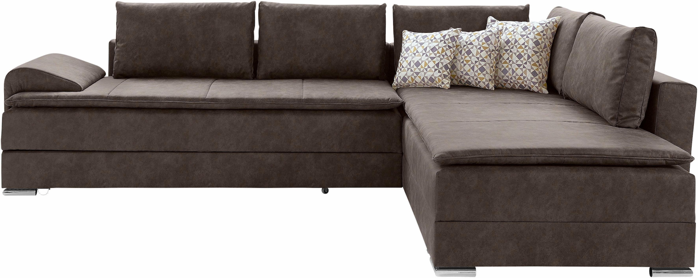 INOSIGN Ecksofa "Boxspringbett Night & Day L-Form mit Dauer-Schlaffunktion günstig online kaufen