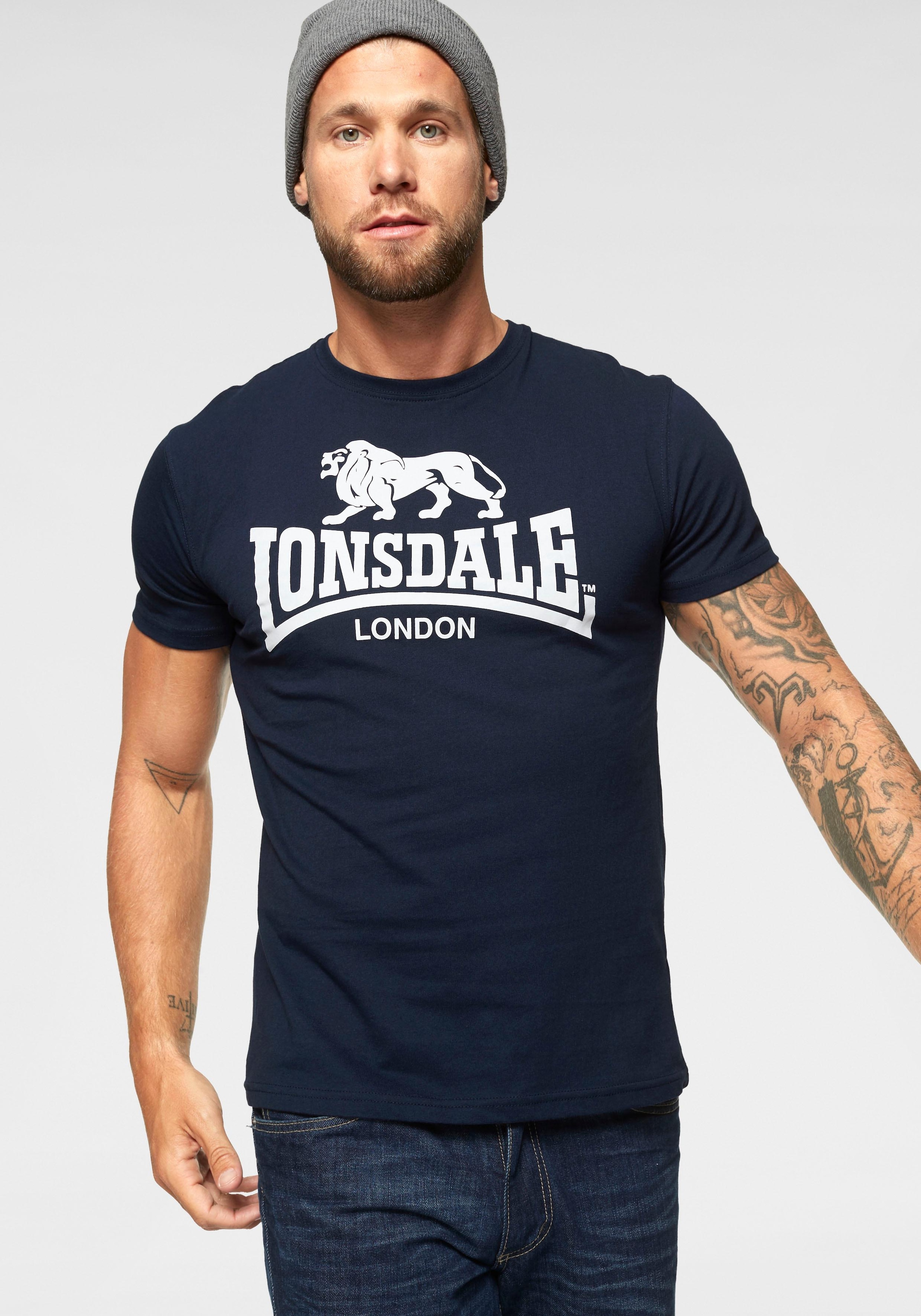 Lonsdale T-Shirt »LOSCOE«, (Packung, 2 tlg., 2er-Pack)