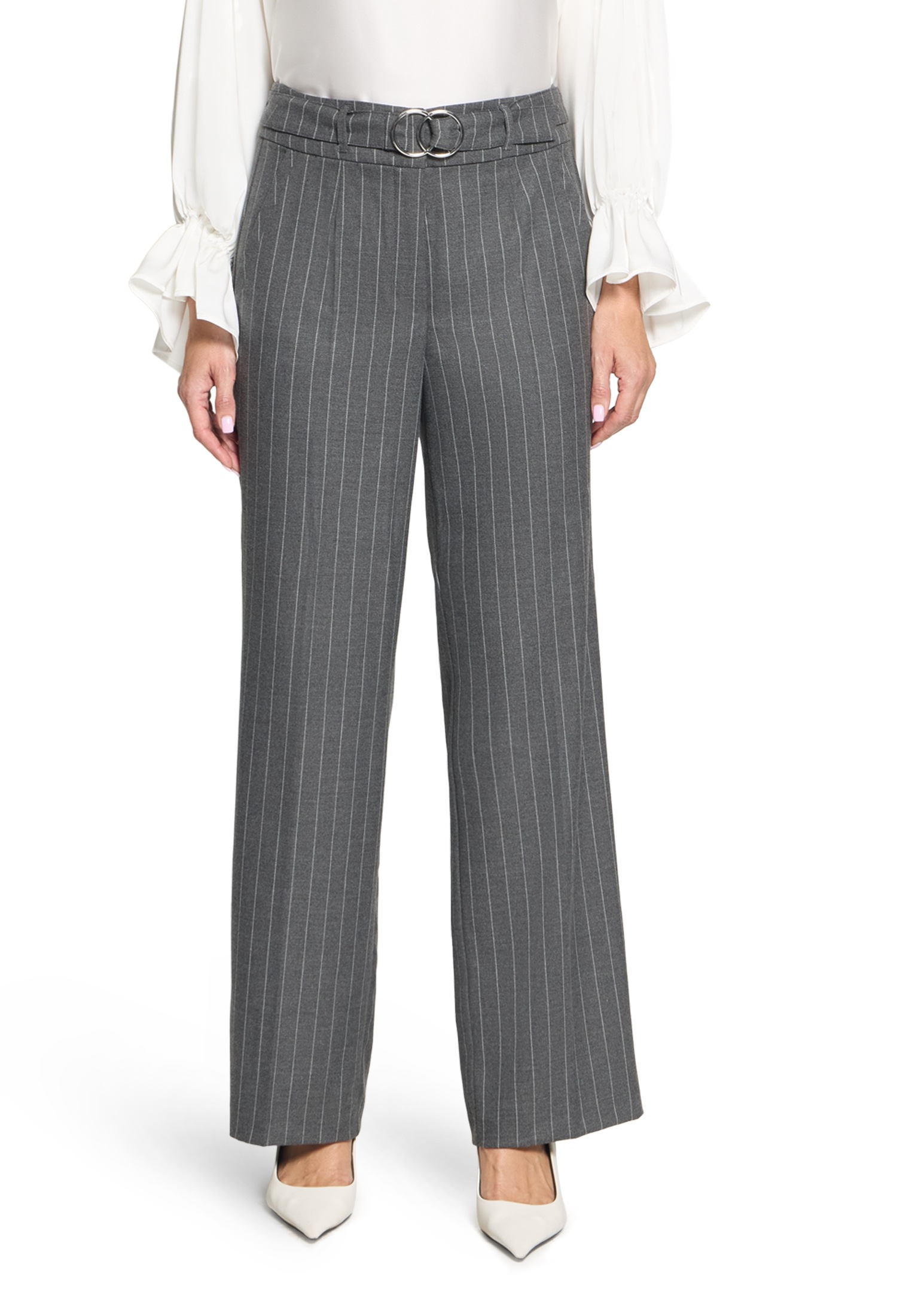 Betty Barclay Marlene-Hose "Damen Marlene-Hose mit Bindegürtel" günstig online kaufen
