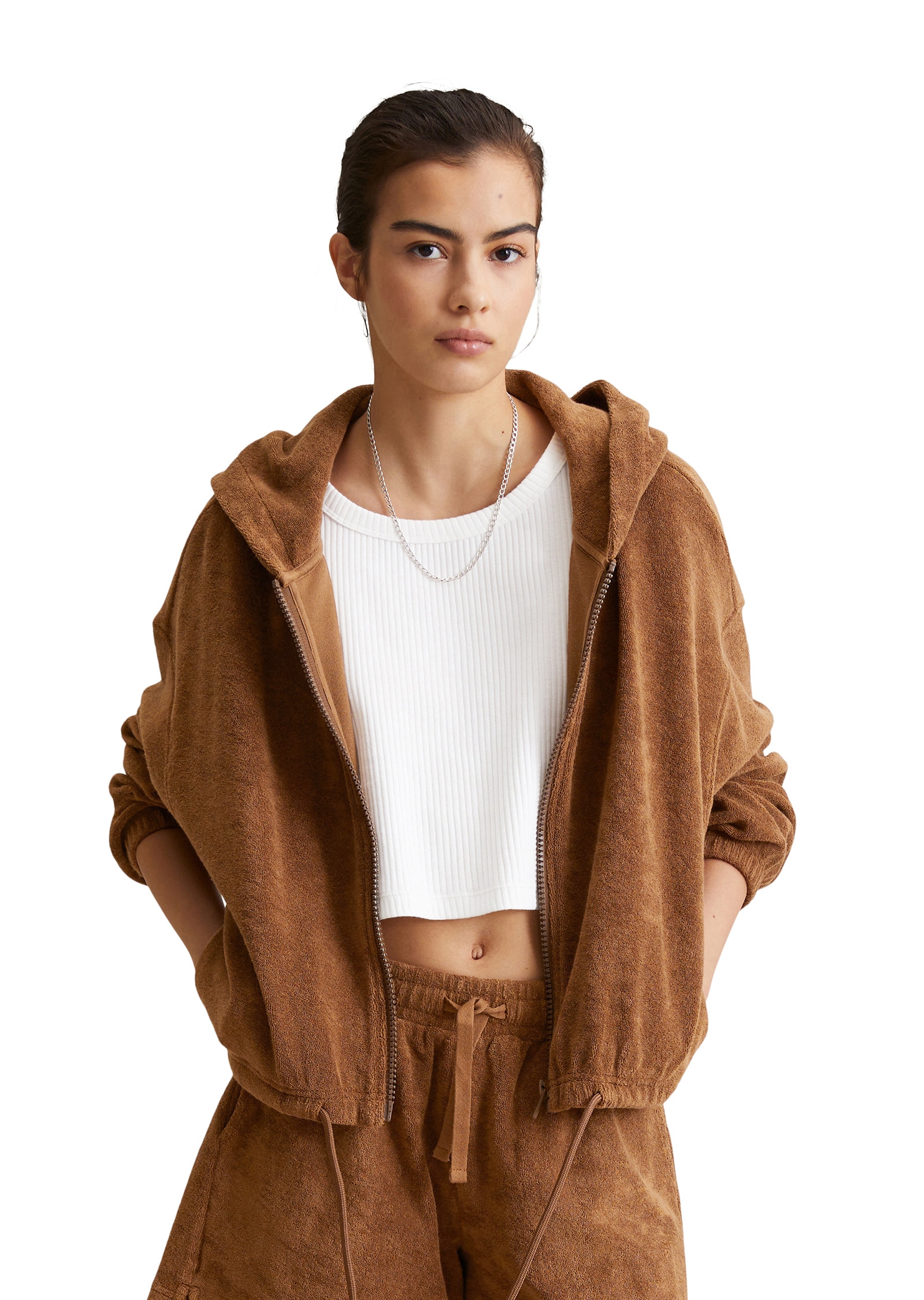 Marc OPolo DENIM Sweatjacke "aus Organic Cotton" günstig online kaufen