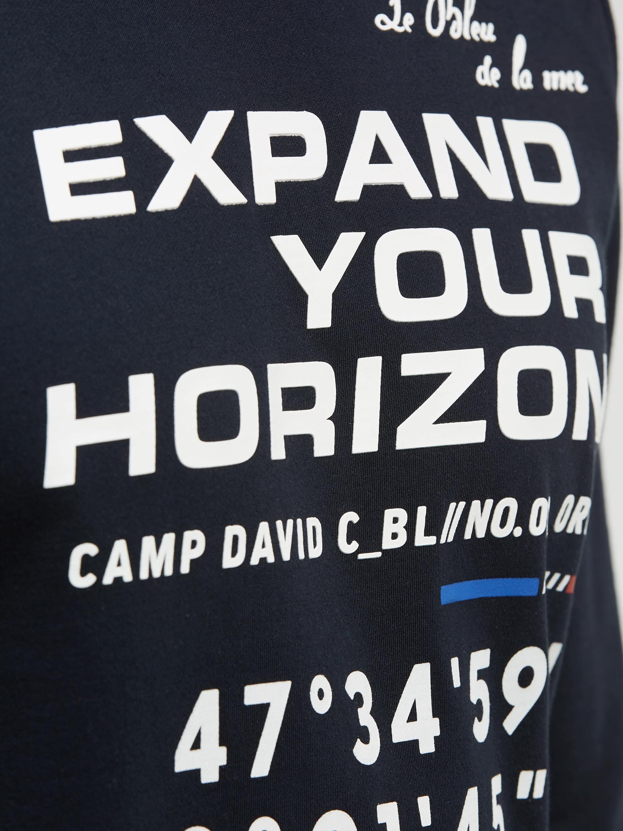CAMP DAVID Rundhalsshirt aus Baumwolle