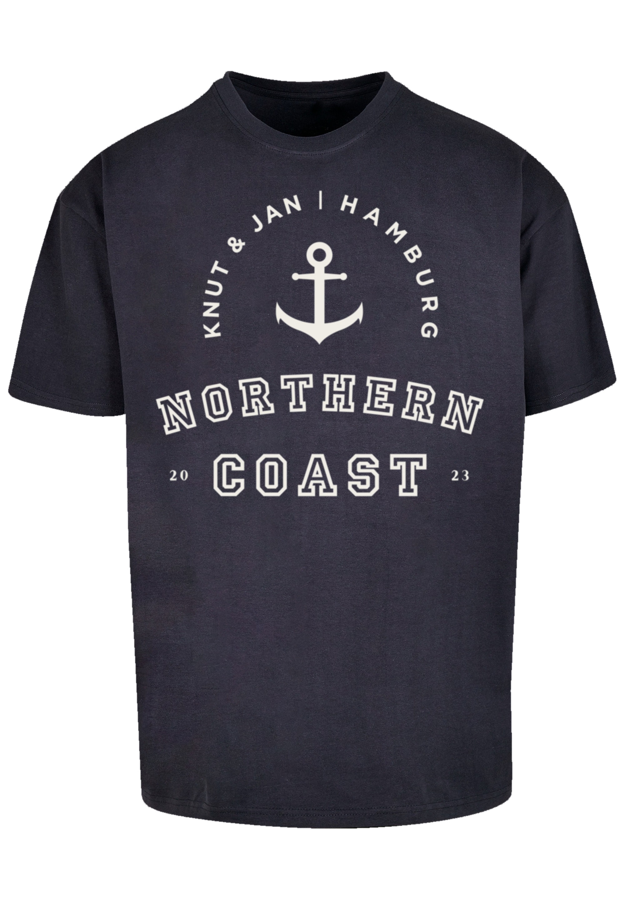 F4NT4STIC T-Shirt »Northern Coast Nordsee Knut & Jan Hamburg«, Print