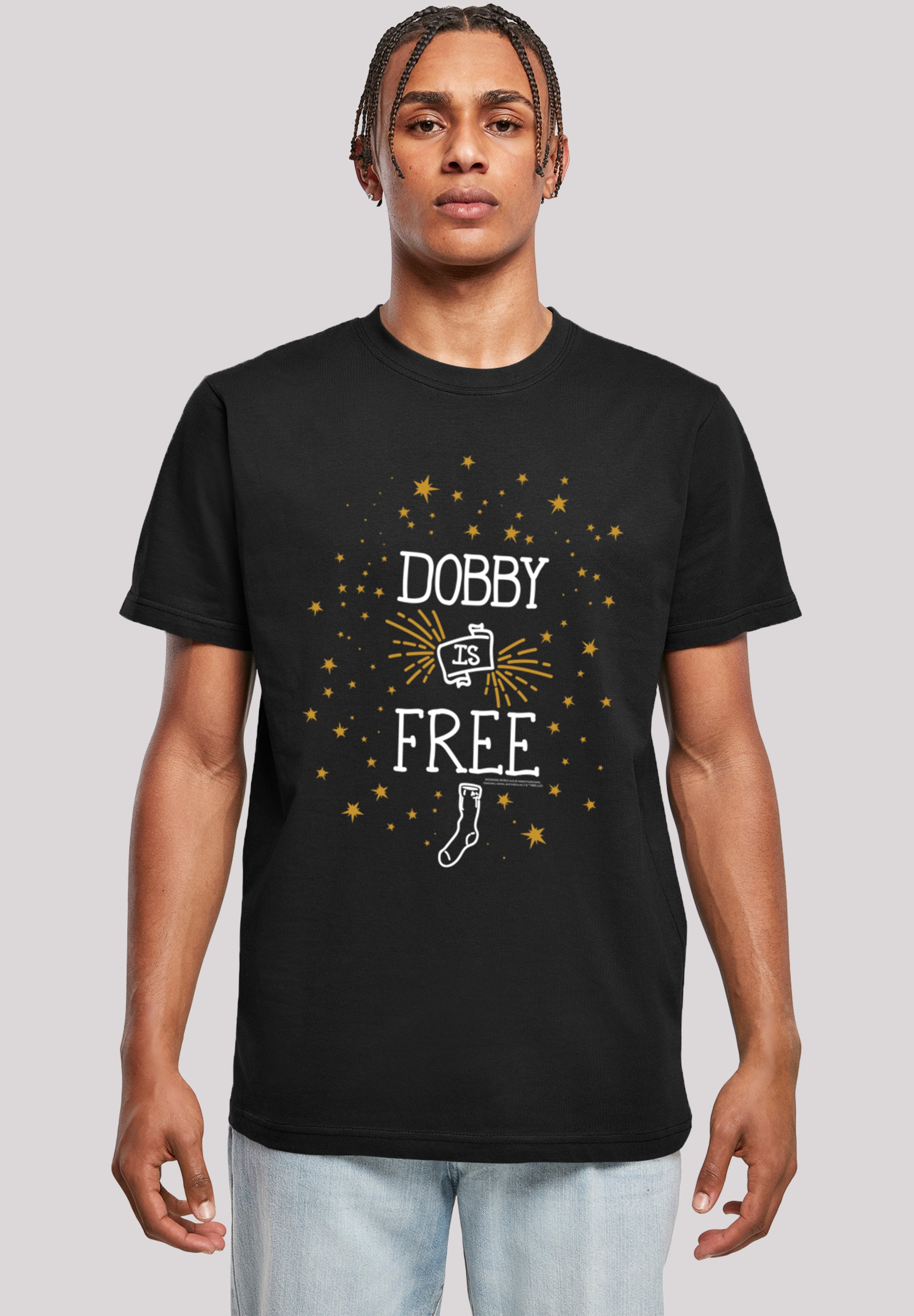 F4NT4STIC T-Shirt »Harry Potter Dobby Is Free«, Print