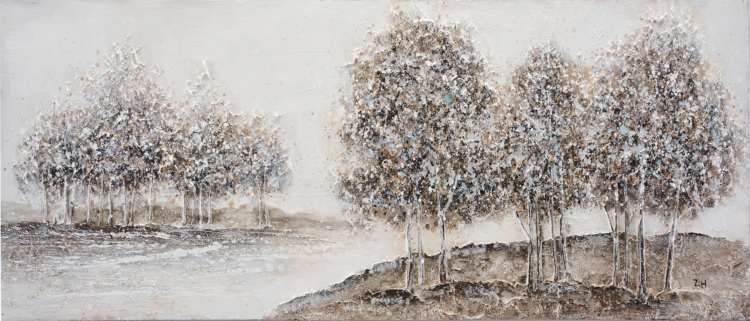 Bönninghoff Ölgemälde Baumbilder  Bäume  Gemälde  Kunst  Landschaft  Natur günstig online kaufen