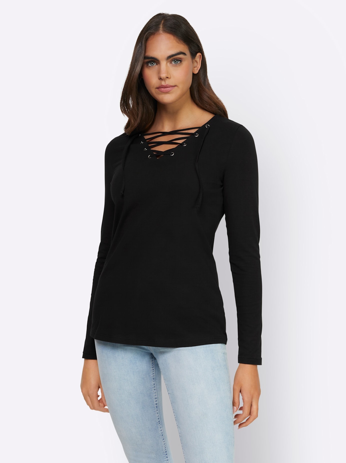 V-Shirt "Shirt" 1 Stk. tlg. günstig online kaufen