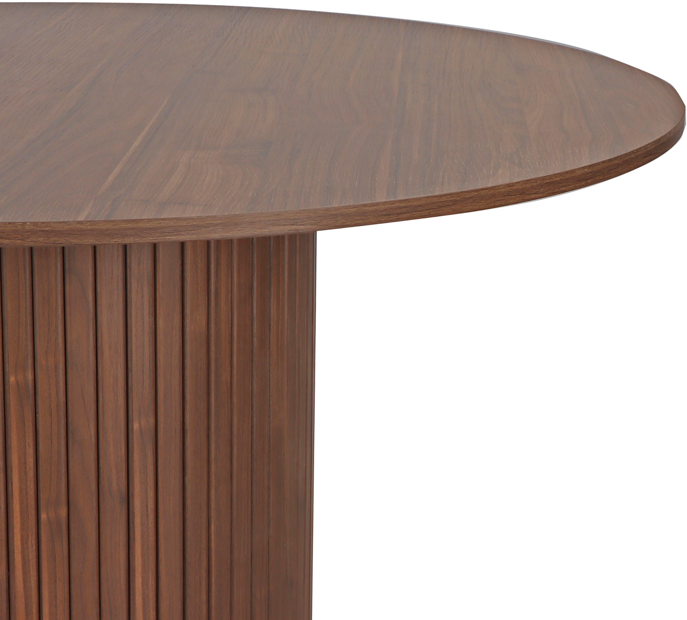 Home affaire Esstisch Sockel mit Lamellendesign günstig online kaufen