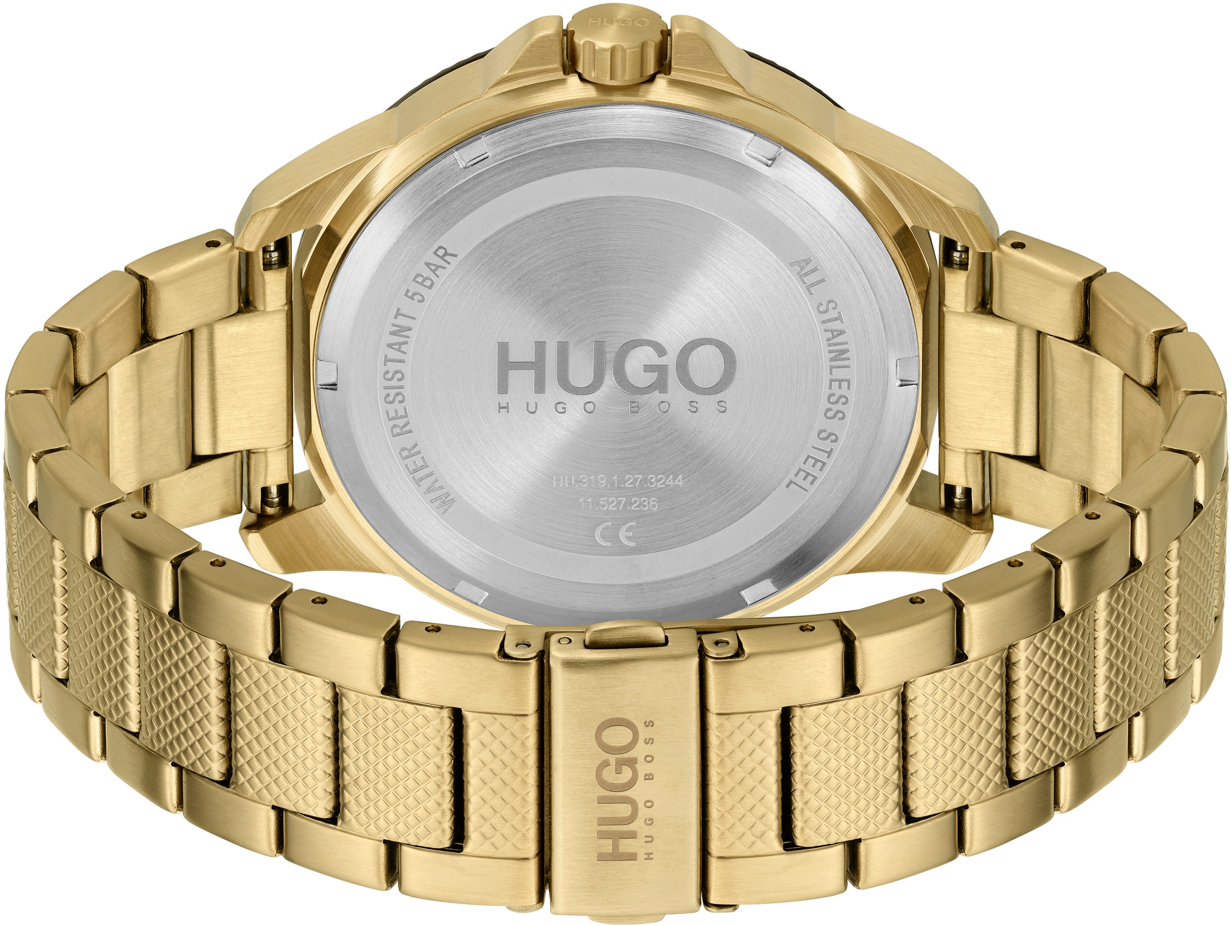 HUGO Multifunktionsuhr »#SPORT, 1530196«, Quarzuhr, Armbanduhr, Herrenuhr, Datum, 12/24-Stunden-Anzeige