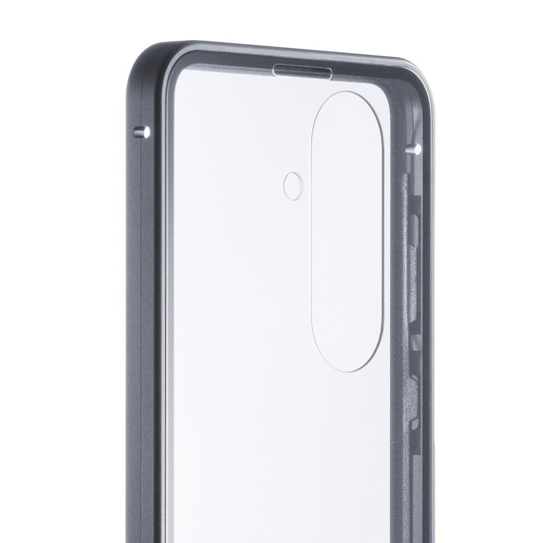 BLACKROCK Smartphone-Hülle »Samsung Galaxy S26 360 Grad Schutzcover Glass  Metall« Samsung Galaxy S26 360 Grad Schutz, Magnetverschluss, ultradünn, Wireless Charging