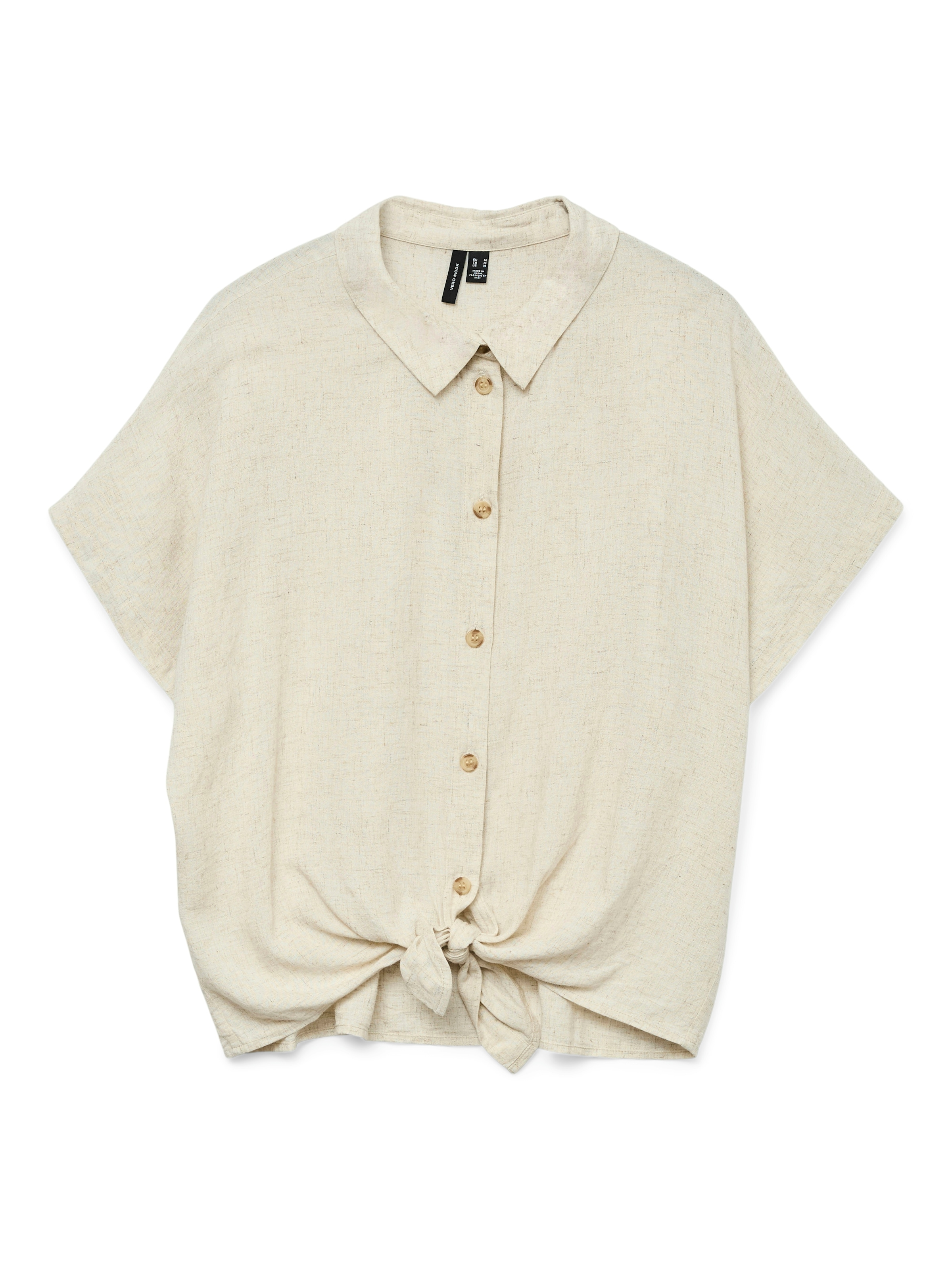 Vero Moda Kurzarmbluse "VMTHEA SS TIE SHIRT WVN NOOS" günstig online kaufen