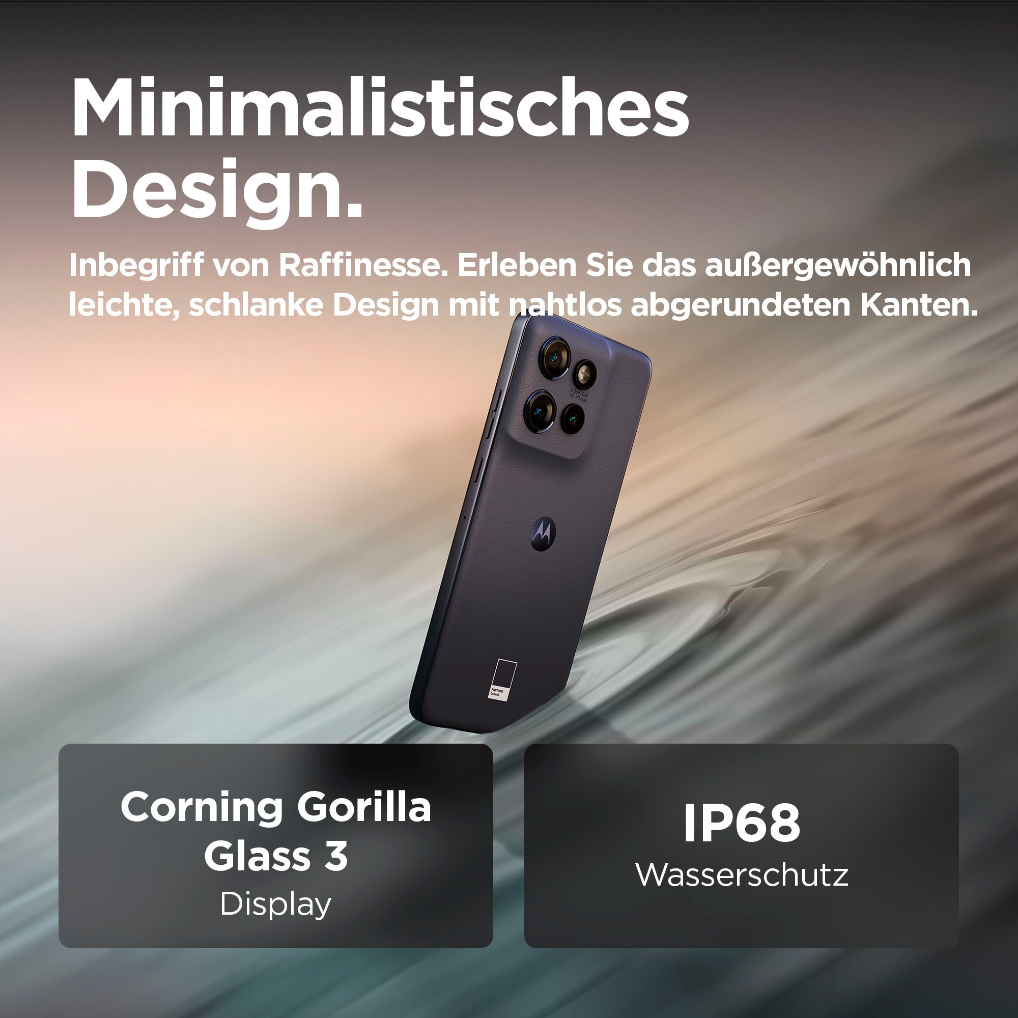 Motorola Smartphone »edge50 neo 256 GB«, PANTONE® Grisaille
