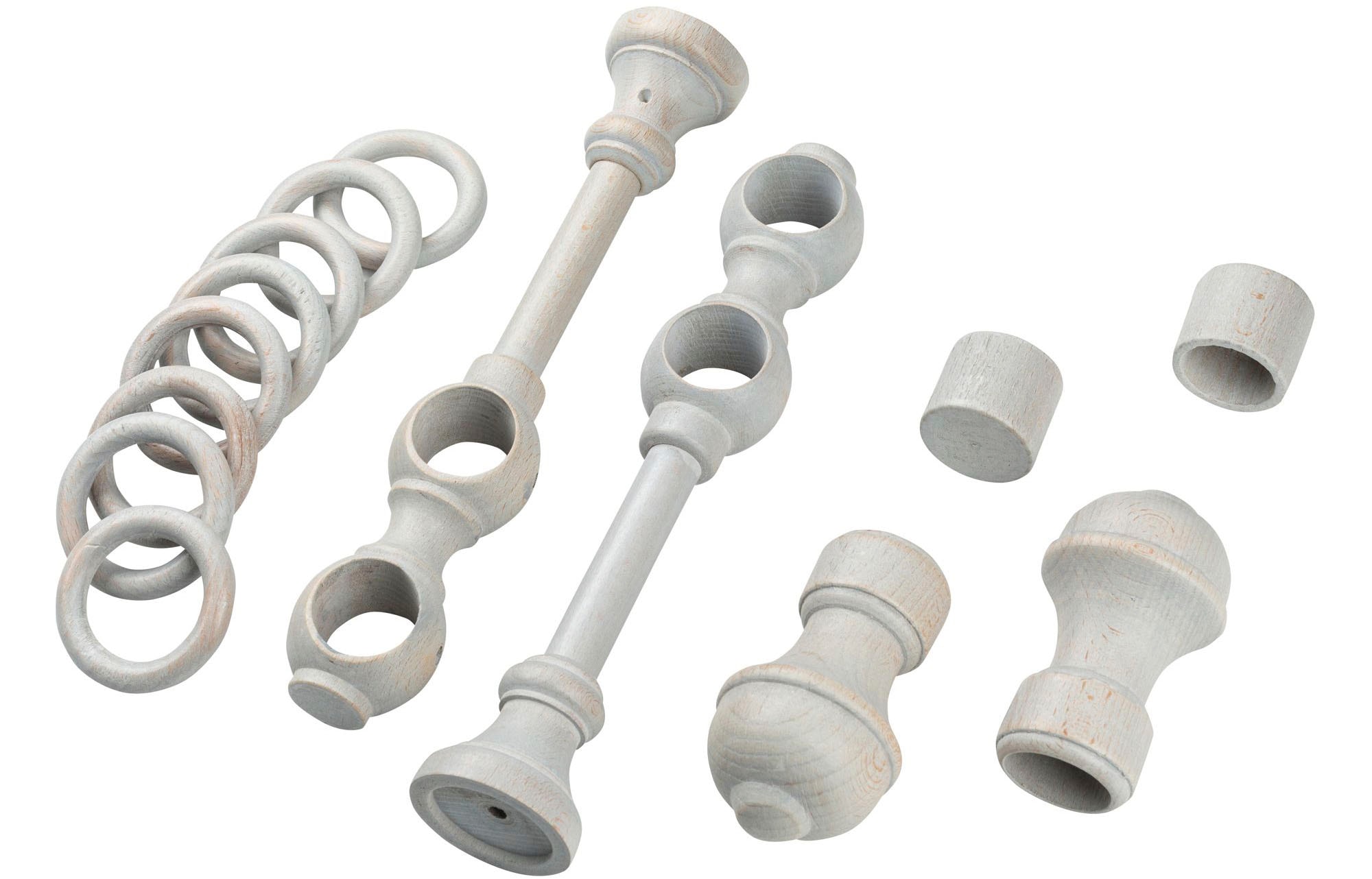 SN DECO GROUP Gardinenstange »Ares«, 2 läufig-läufig, Fixmaß