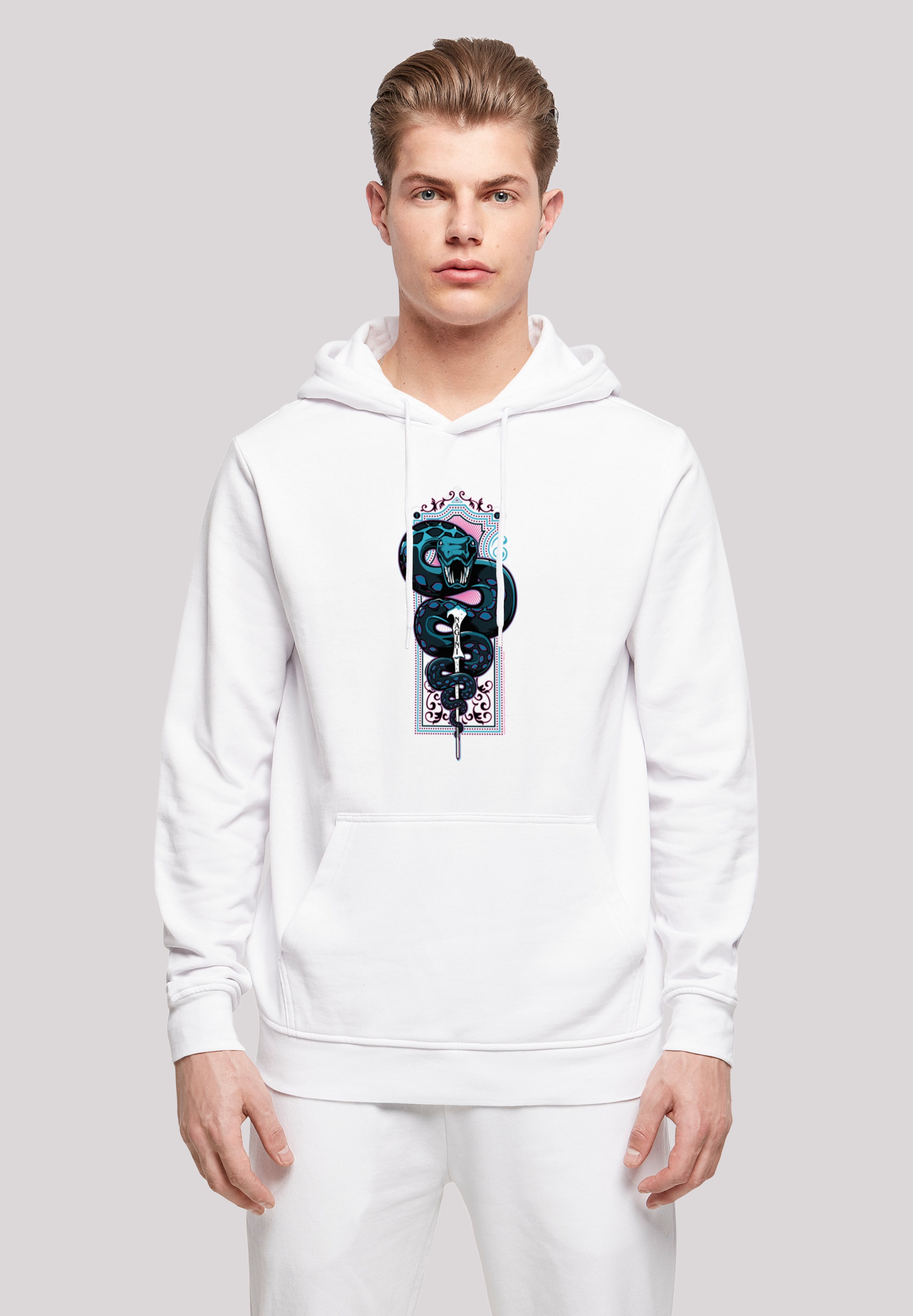 F4NT4STIC Rundhalspullover »F4NT4STIC Herren Harry Potter Neon Nagini with Basic Hoody«, (1 tlg.)