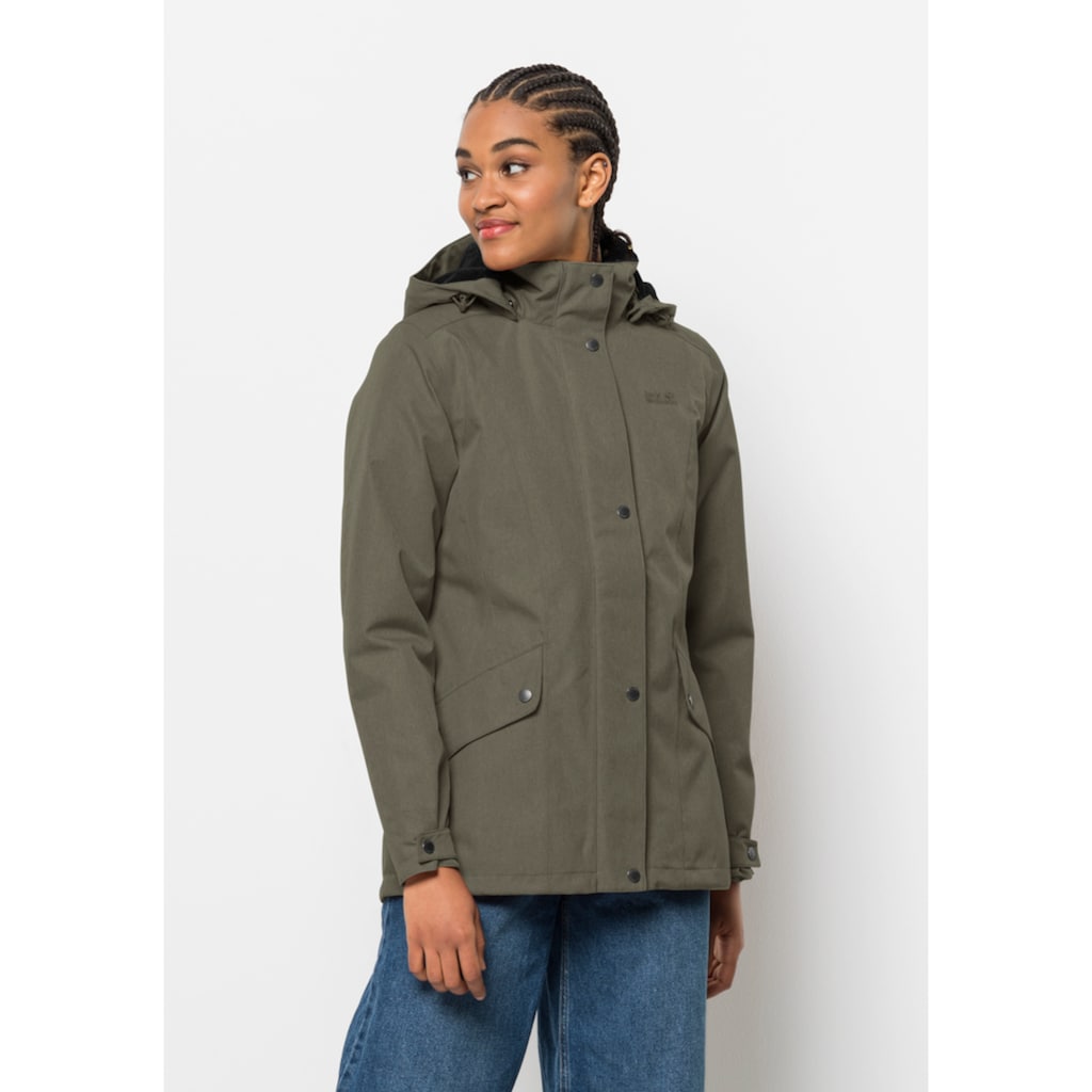 Jack Wolfskin Winterjacke »PARK AVENUE JACKET«, mit Kapuze