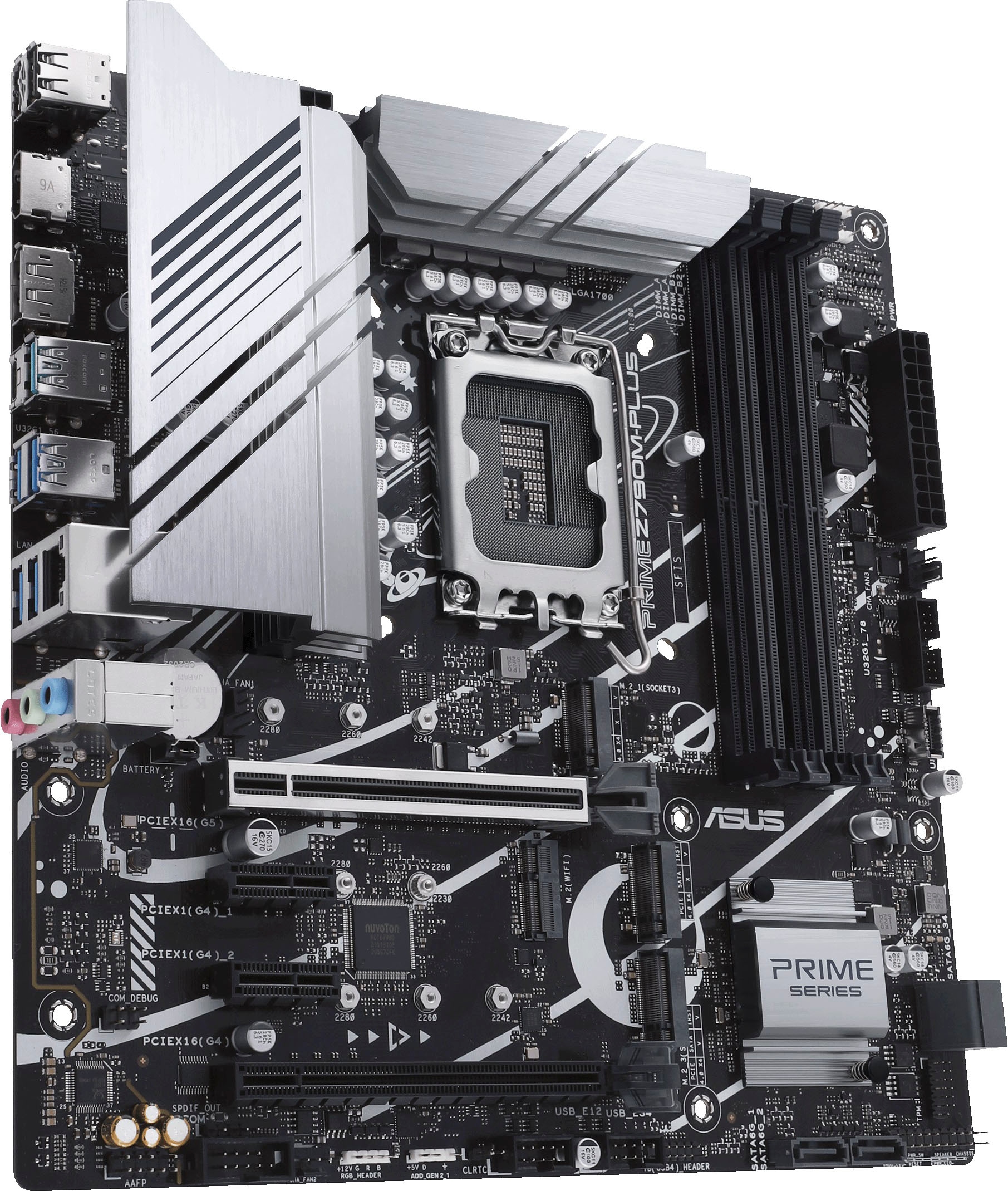 Asus Mainboard »PRIME Z790M-PLUS«, Micro ATX, HDMI, DisplayPort, DDR-5