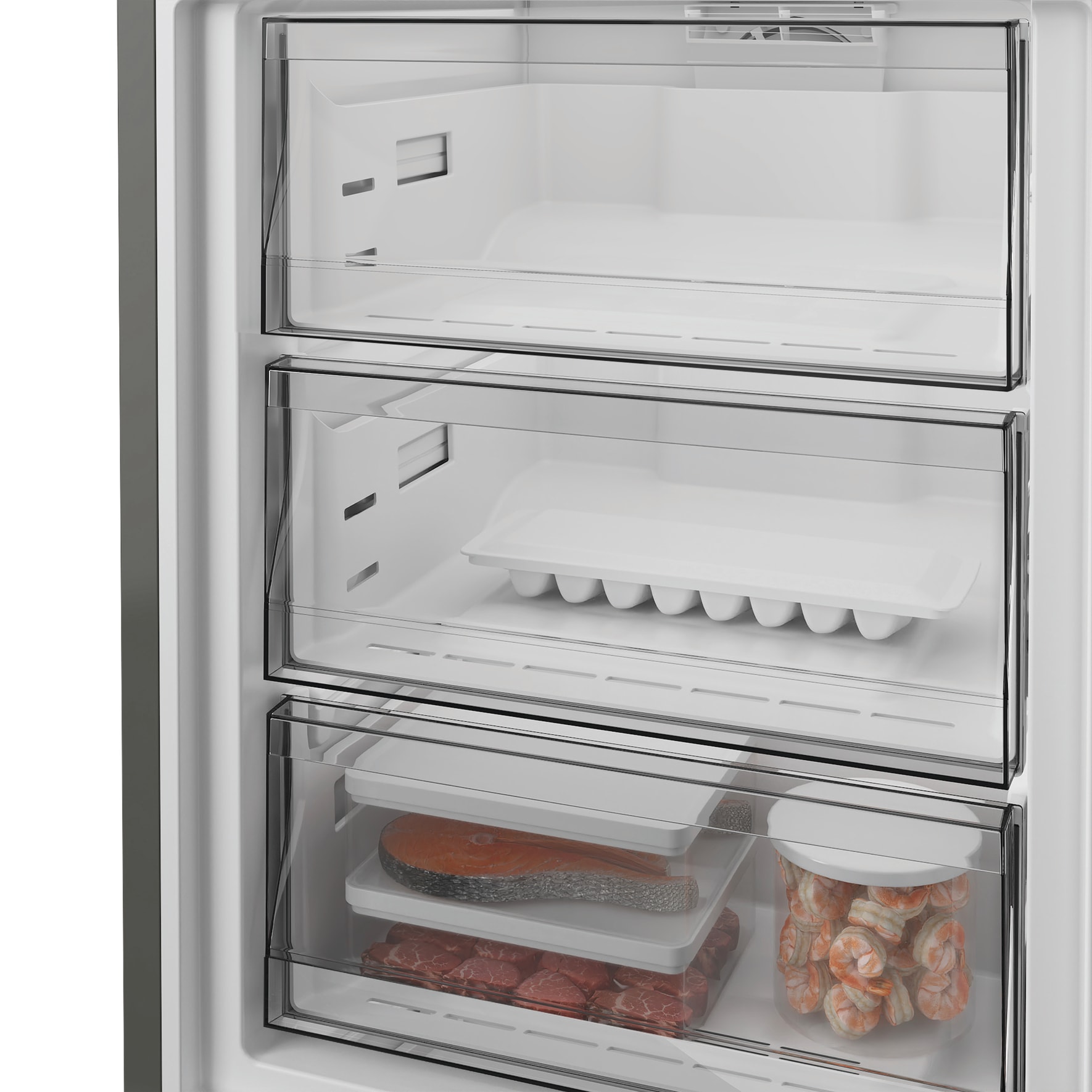 BAUKNECHT Kühl-/Gefrierkombination »KGN ECO 201AM IN« 203,5 cm hoch 59,5 cm breit FreshShield