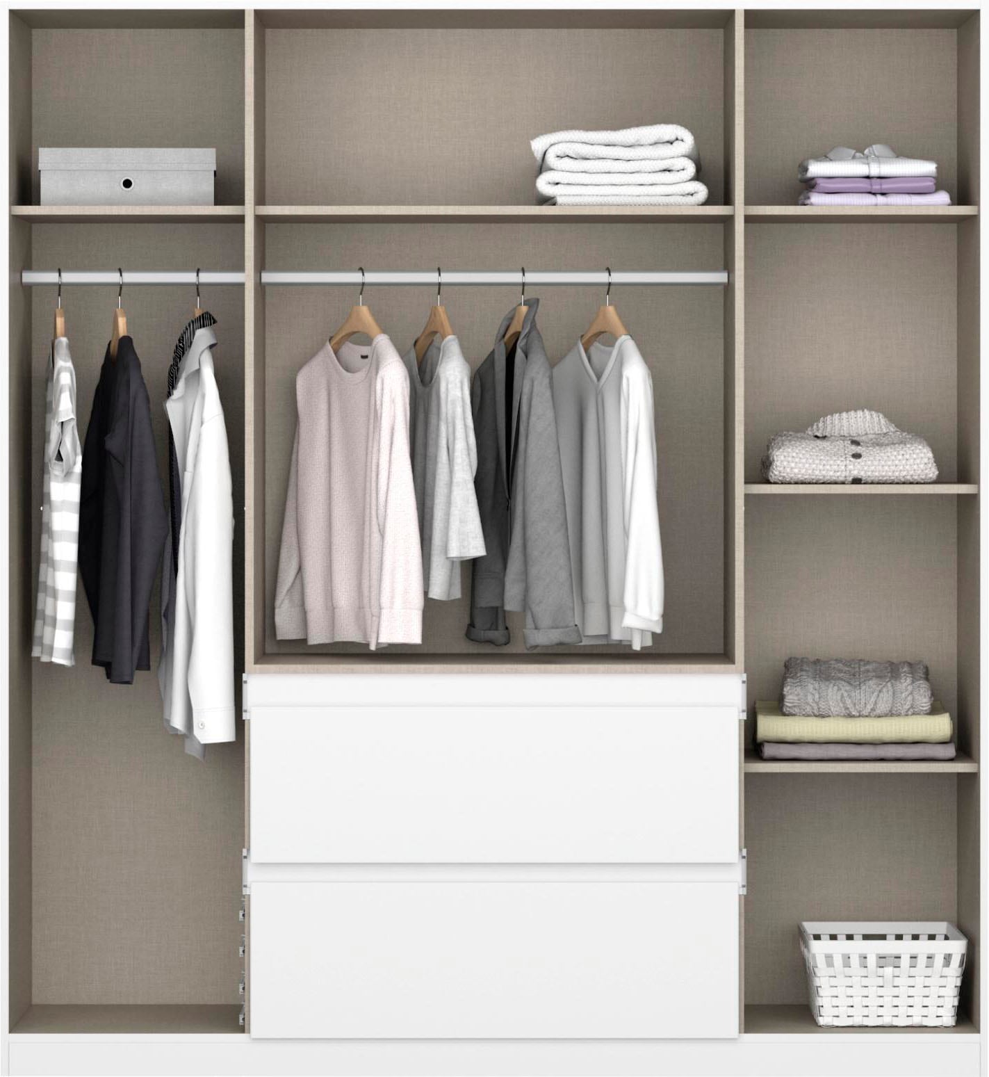 rauch Schrank-Set »Nidda«, mit griffloser Front