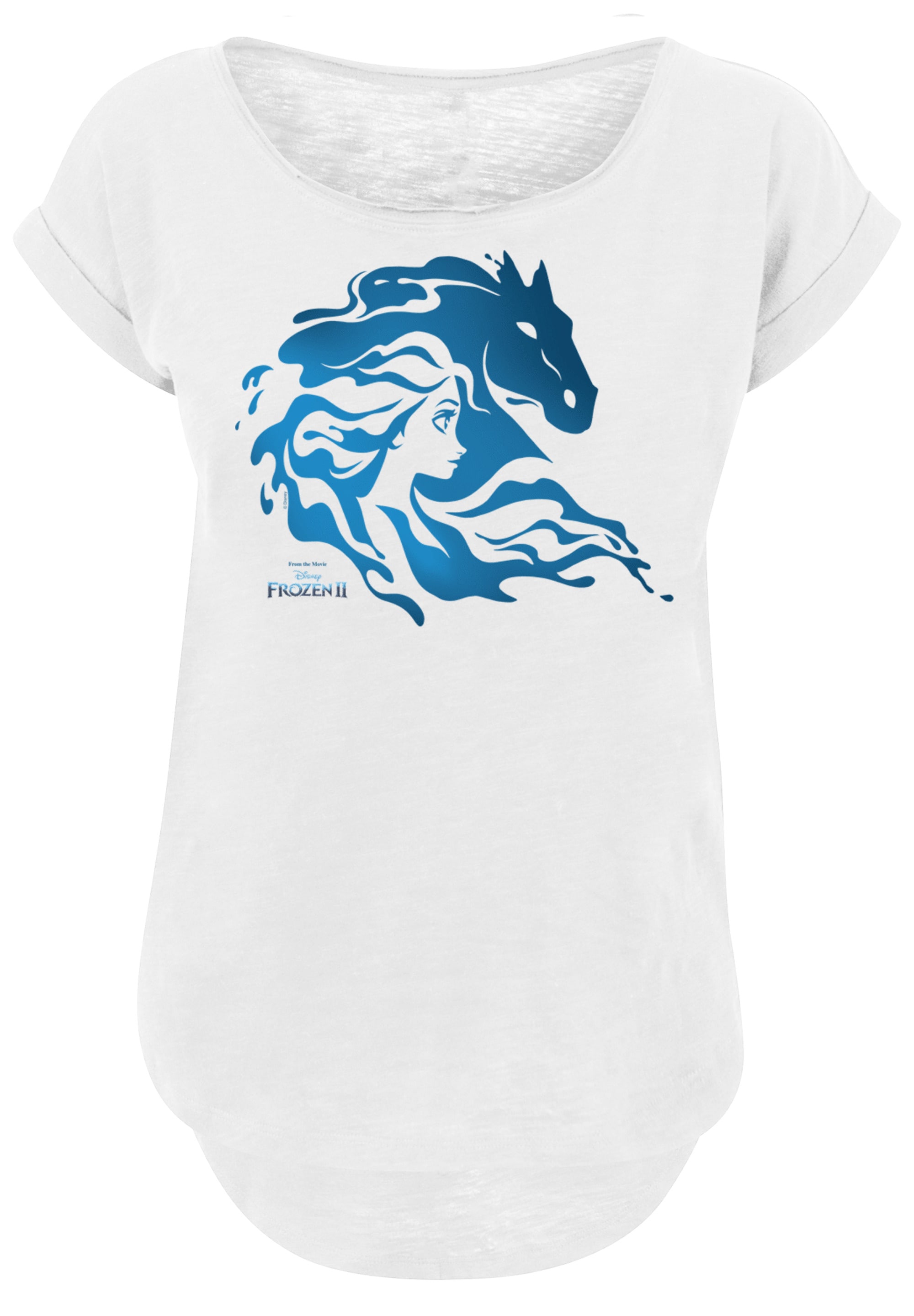 | kaufen Print Silhouette«, 2 Wassergeist T-Shirt Frozen BAUR »Disney F4NT4STIC Pferd online Nokk