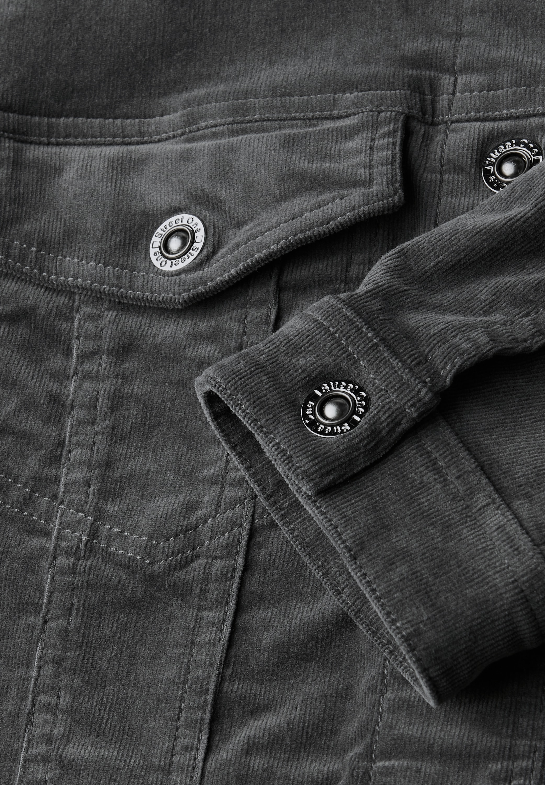 STREET ONE Cordjacke, ohne Kapuze, in Cord-Optik