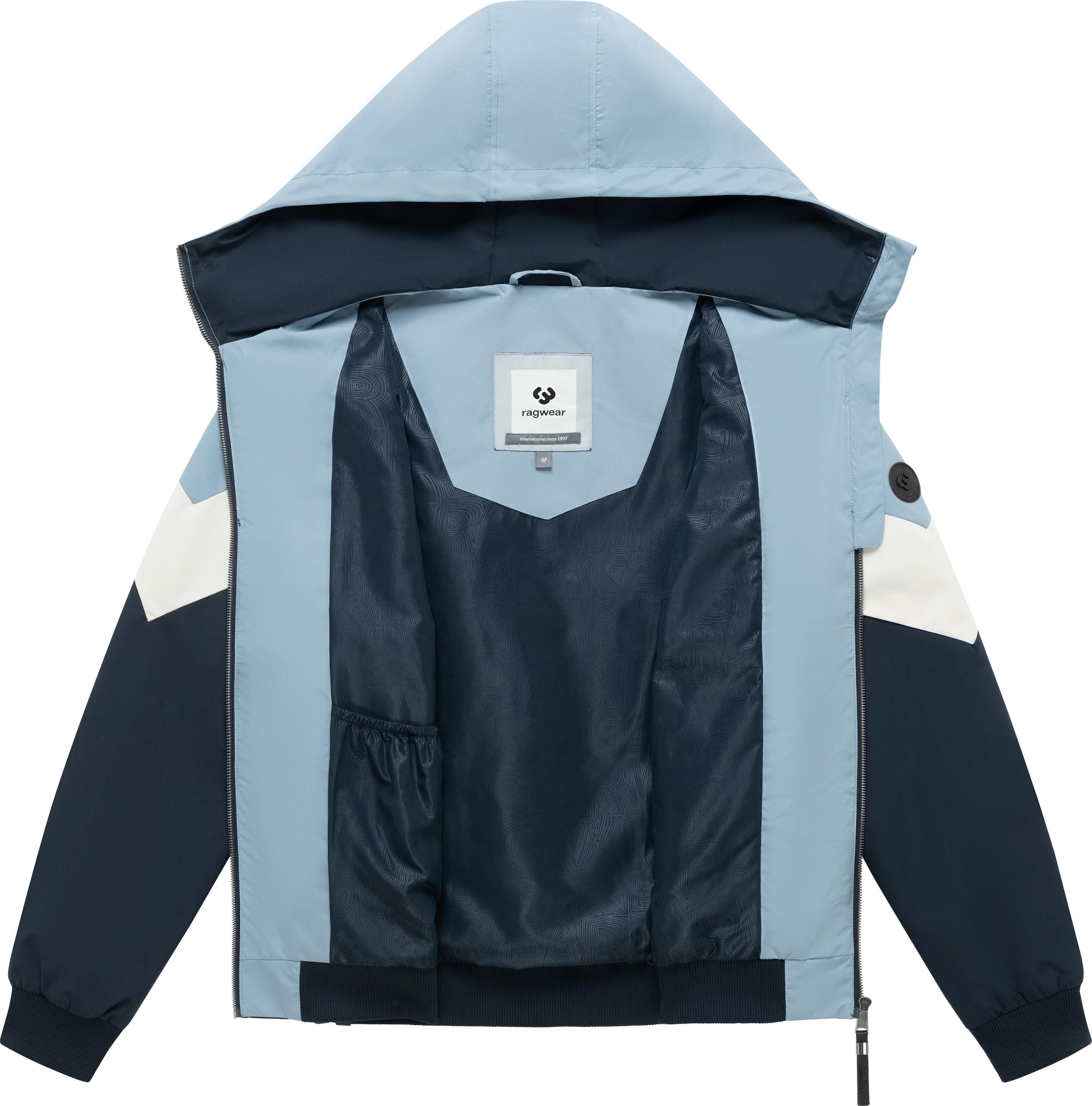 Ragwear Outdoorjacke »Stewie Block YOUMODO« mit Kapuze stylische Herren Übergangsjacke mit großer Kapuze