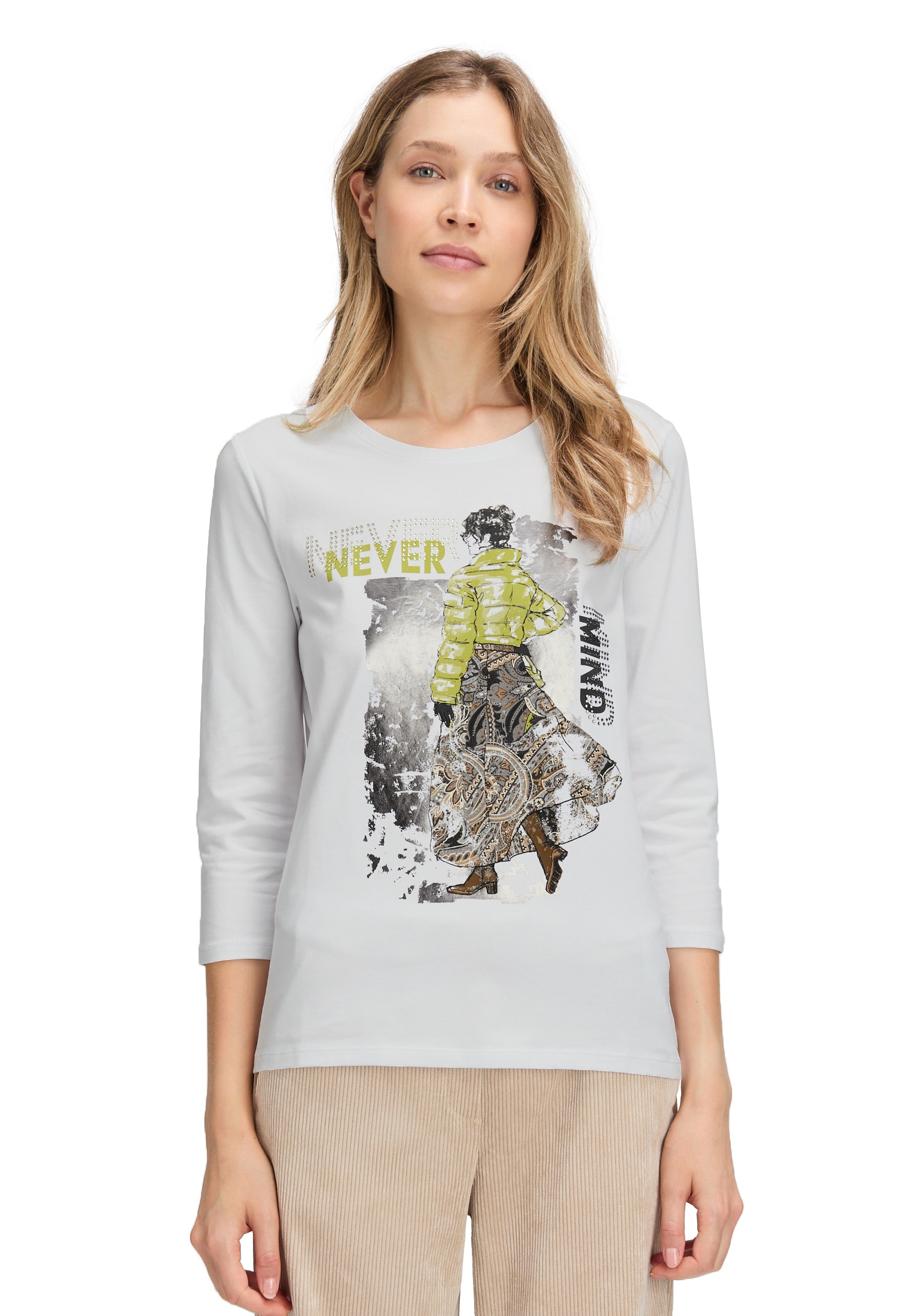 Betty Barclay 3/4-Arm-Shirt "Betty Barclay Damen Basic Shirt mit Rundhalsau günstig online kaufen