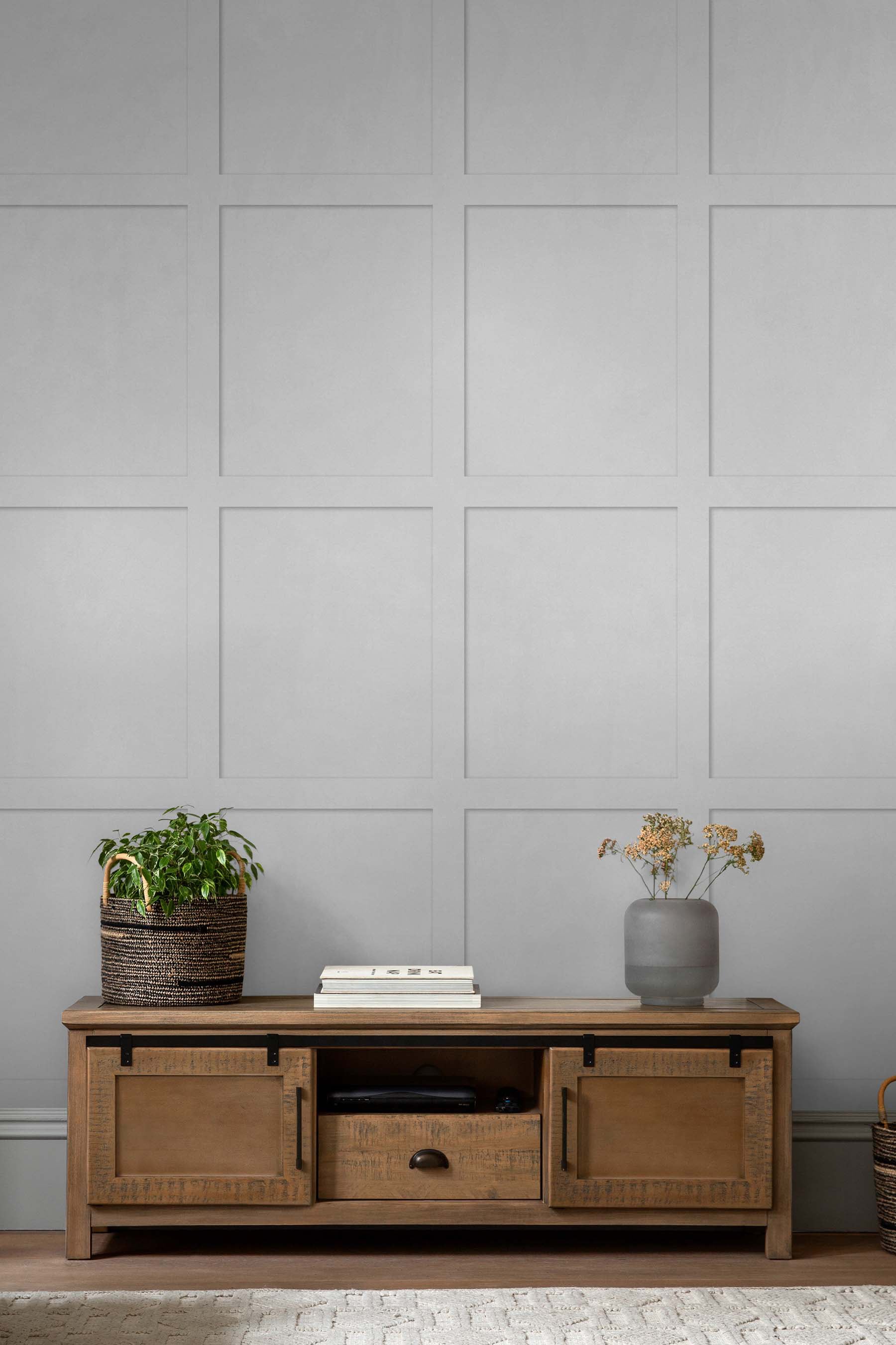 Next Vliestapete "COUNTRY PANEL Vliestapete 10mx52cm" 3D-Optik geometrisch grafisch glatt