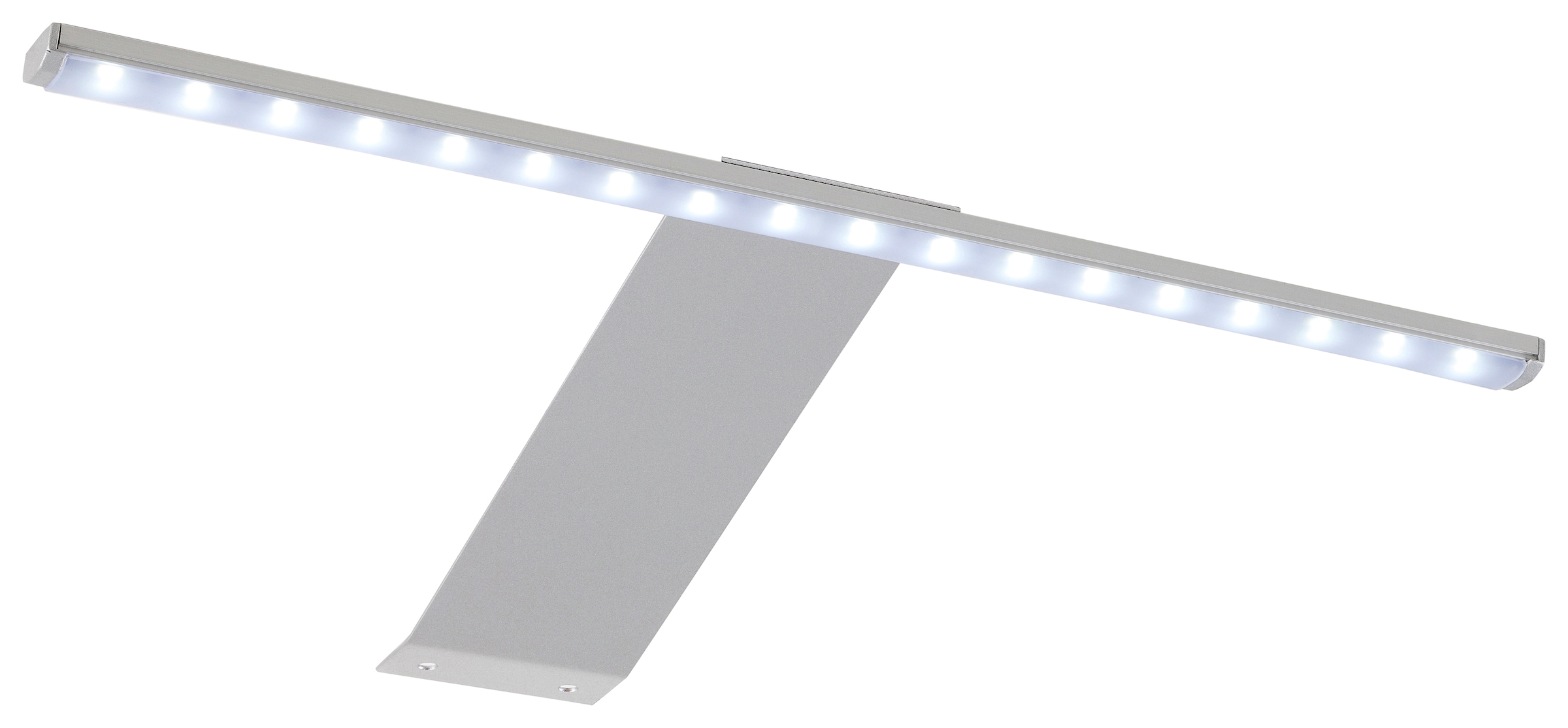 trendteam LED Spiegelleuchte, 18 flammig, Leuchtmittel LED-Board | LED fest integriert, Aufsatzleuchte, 37x18x13 cm in Kaltweiß mit Schalter u. Steckdosenbox