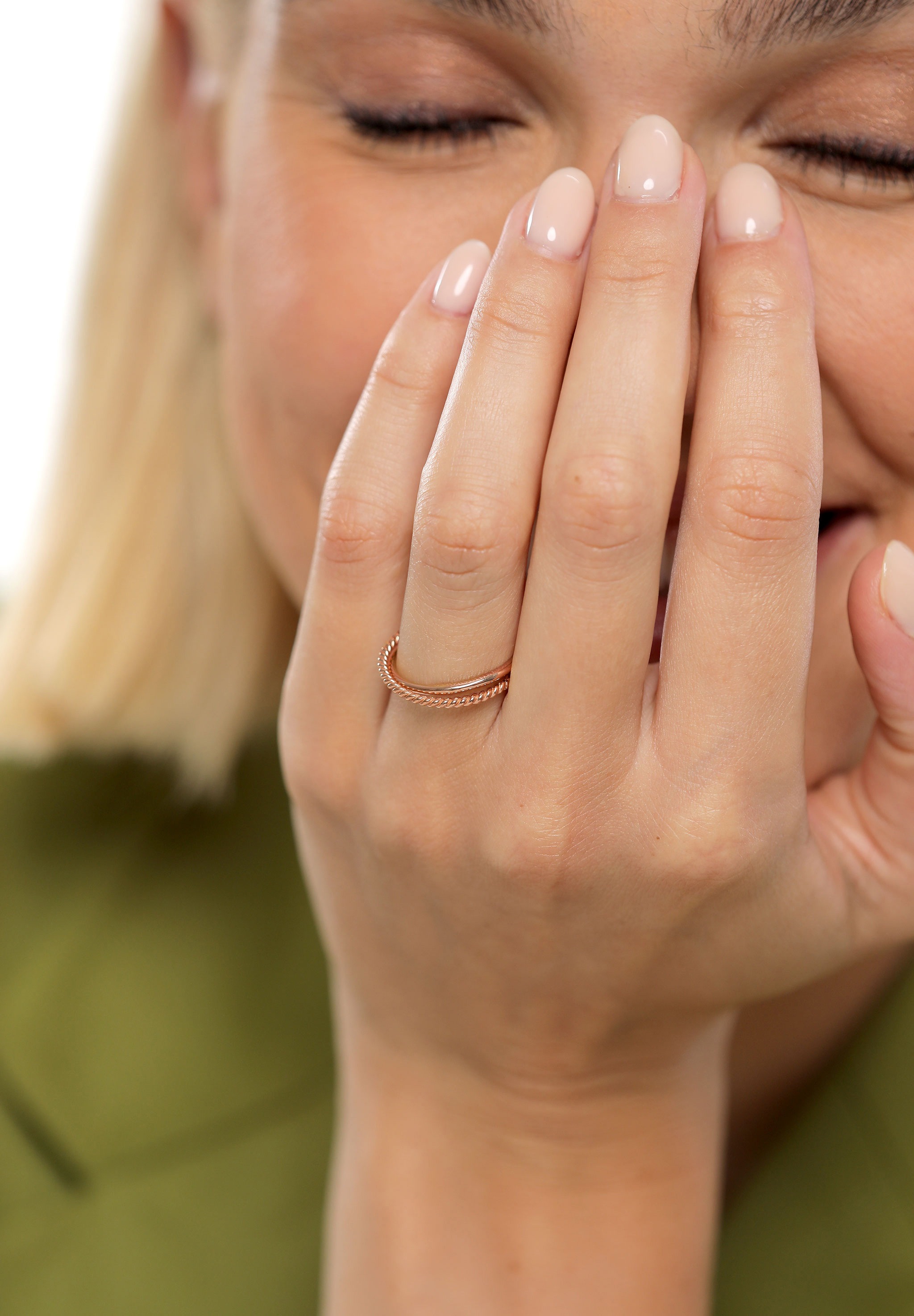 ELLI Wickelring Klassik Rose Gold 50 3
