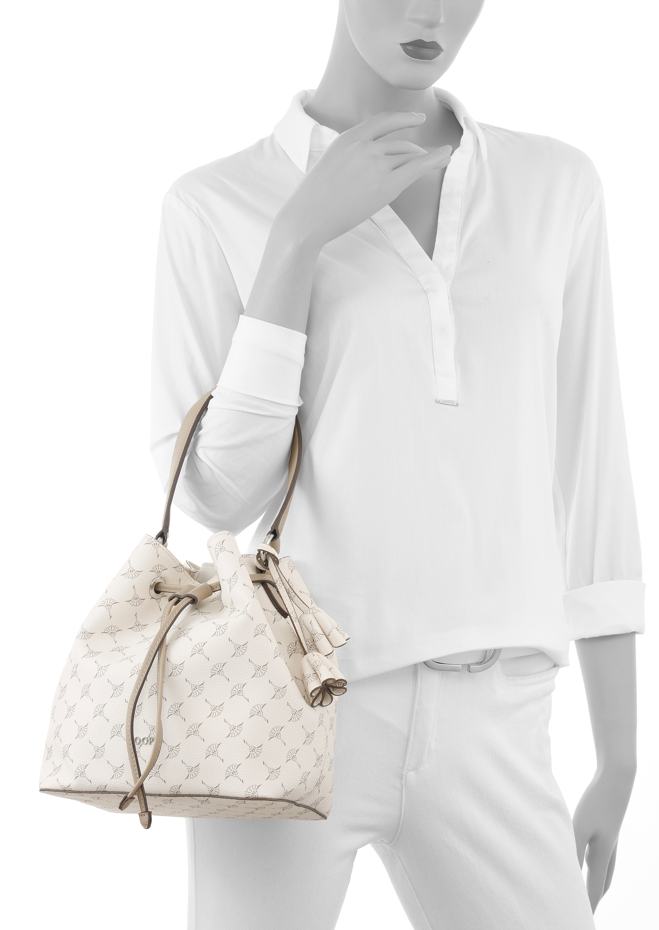 JOOP! Handtasche »flora 1.0 matchsack svo« Damen Tragetasche, Umhängetasche, Schultertasche mit Zugband