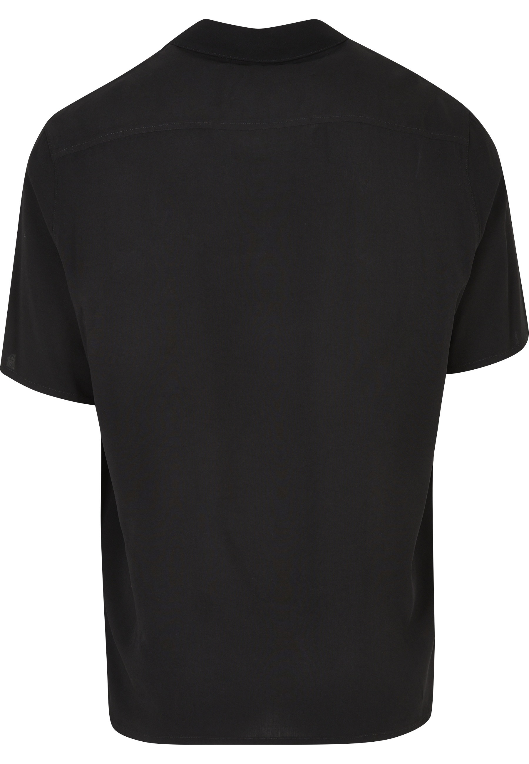 URBAN CLASSICS Kurzarmhemd »Urban Classics Herren Viscose Camp Shirt« 1 Stk.