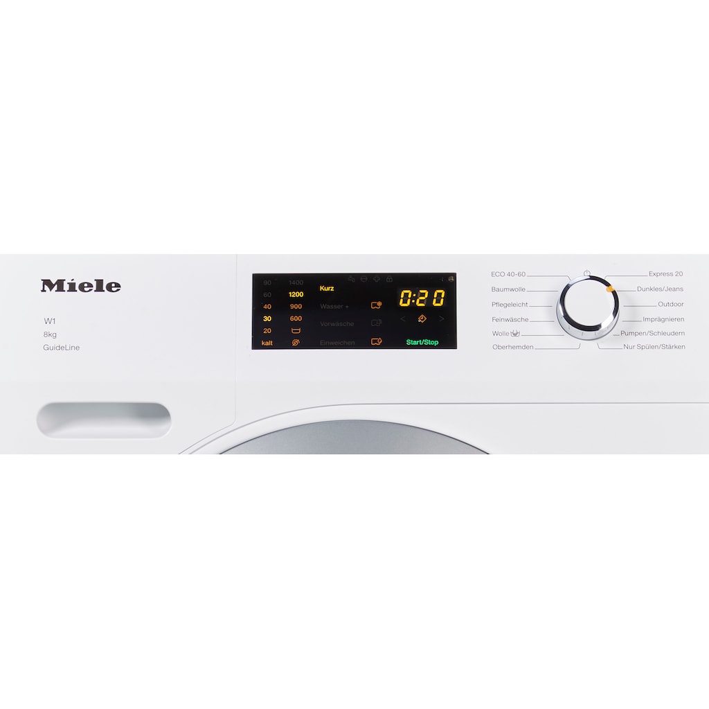 Miele Waschmaschine »WDD131 WPS GuideLine«, WDD131 WPS GuideLine, 8 kg, 1400 U/min