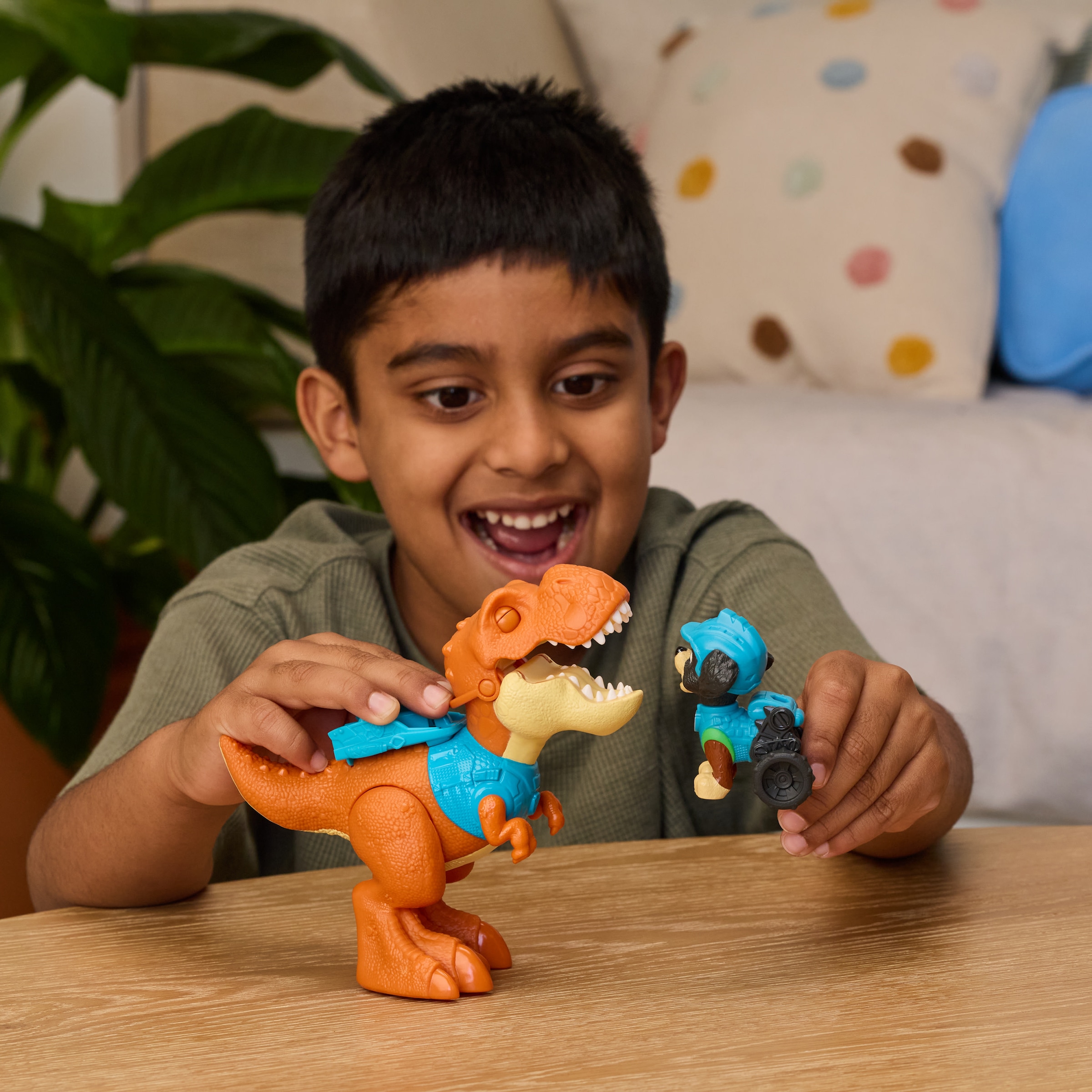 Spin Master Spielfigur »PAW Patrol: Der Dino Film, Roaring Pups, Rex-Figur & T-Rex-Dino Timmy« mit Soundeffekten