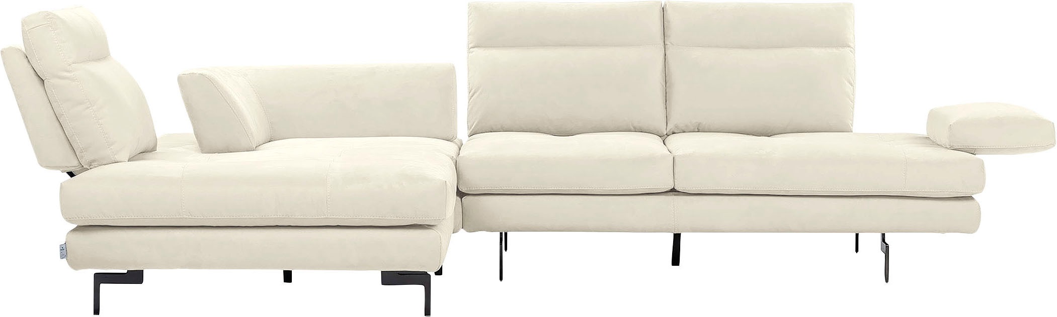 CALIA ITALIA Ecksofa "Toby Wing, Komfortsofa mit Sitzkomfort der Extraklass günstig online kaufen