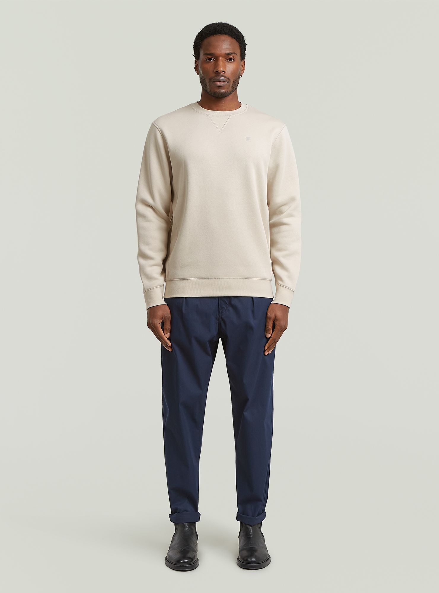 G-STAR Chinohose »Pleated Chino Relaxed Tapered«