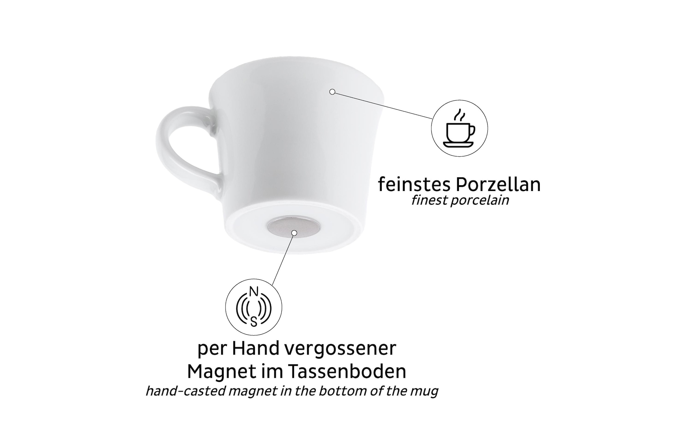 silwy MAGNETIC SYSTEM Espressotasse »Magnet-Espressotassen«