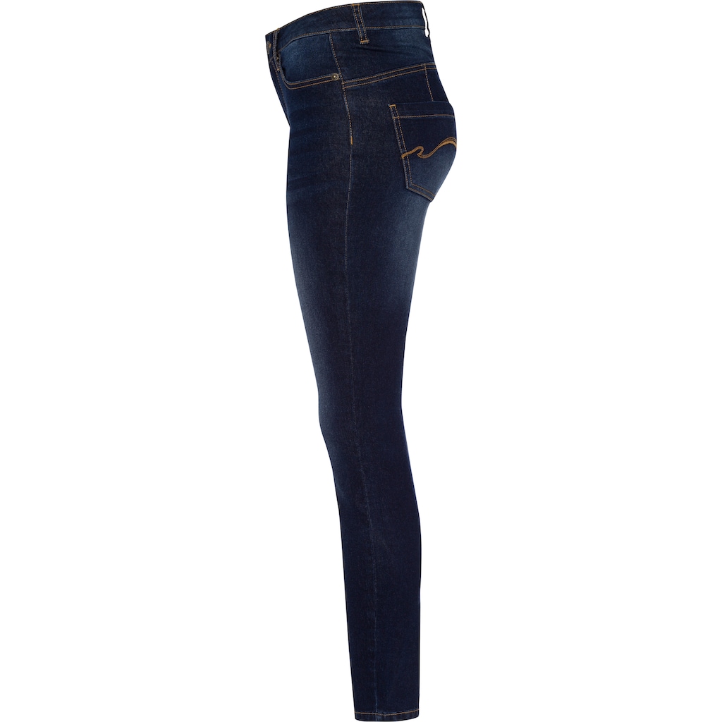 KangaROOS Slim-fit-Jeans »CROPPED HIGH WAIST SLIM FIT«, NEUE KOLLEKTION