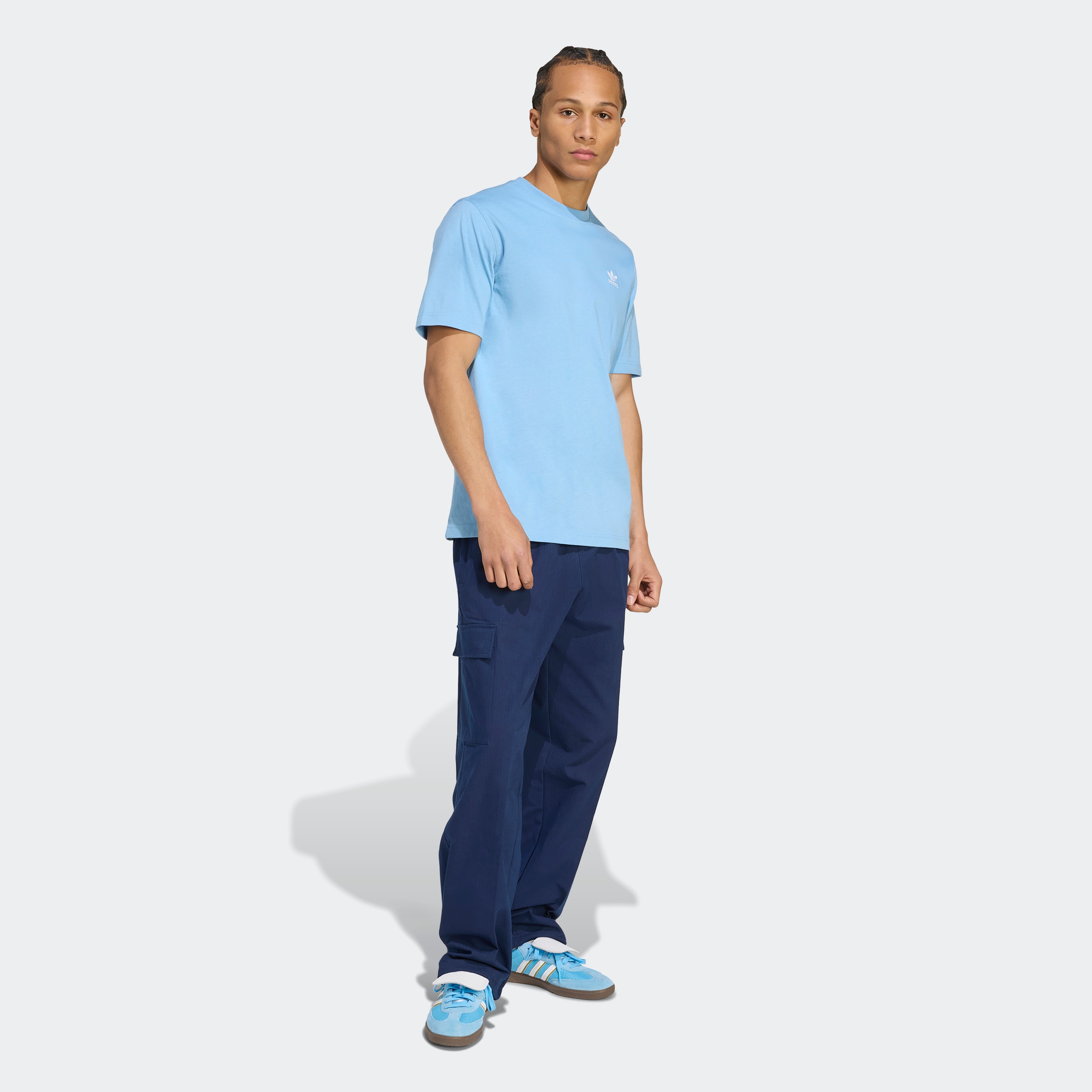 adidas Originals T-Shirt »TREFOIL ESS TEE«, drei Streifen Essentials Shirt mit Trefoil Logo