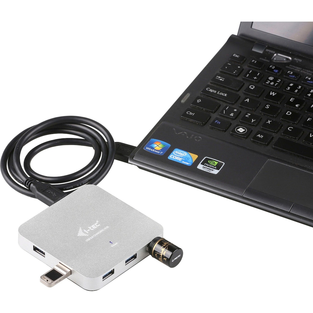 I-TEC USB-Ladegerät »USB 3.0 Metal Charging HUB 7 Port«