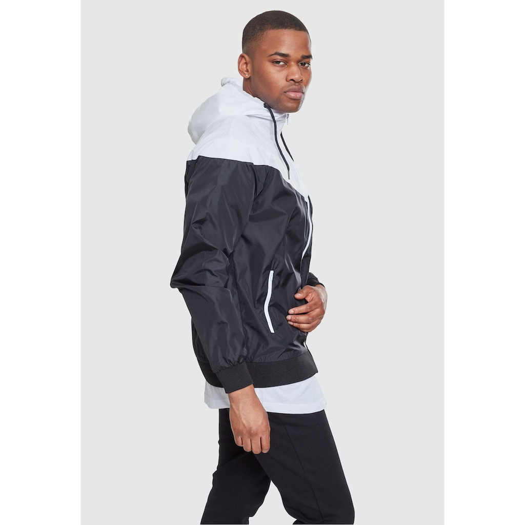 URBAN CLASSICS Windbreaker »Urban Classics Herren Arrow Windrunner«, (1 St.), mit Kapuze