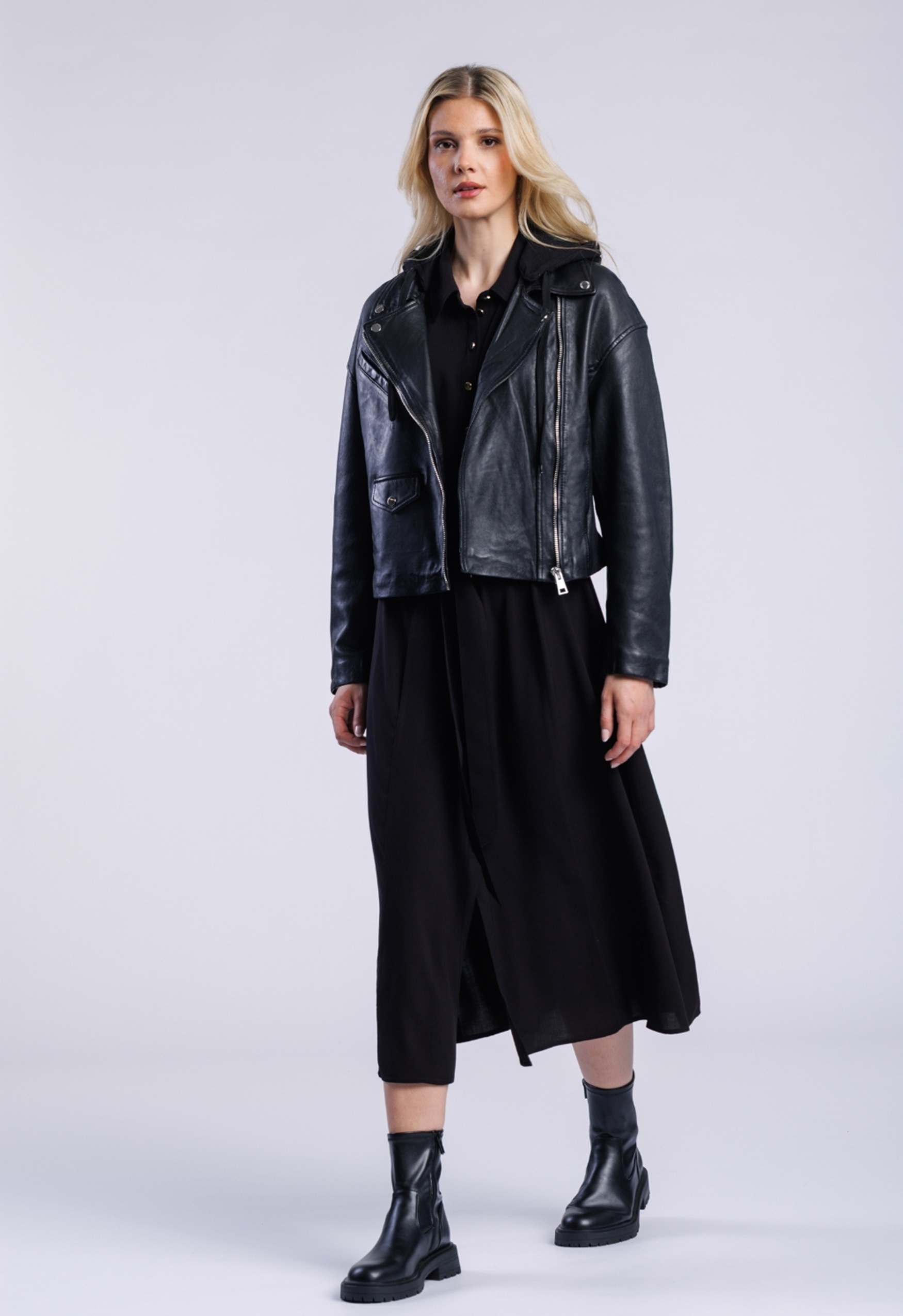 Freaky Nation Lederjacke "Black Vibe-FN" günstig online kaufen