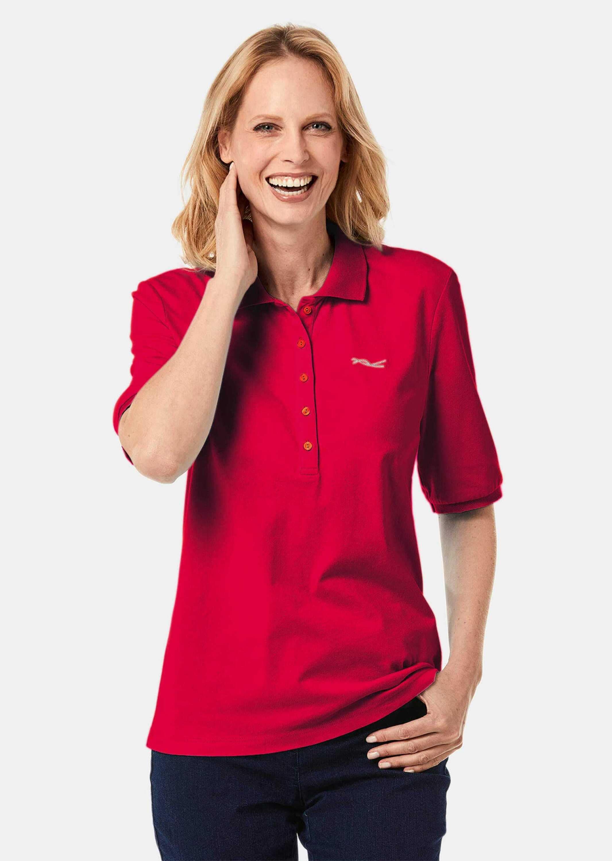 GOLDNER Poloshirt »Poloshirt Poloshirt in hochwertiger Pikee-Qualität«