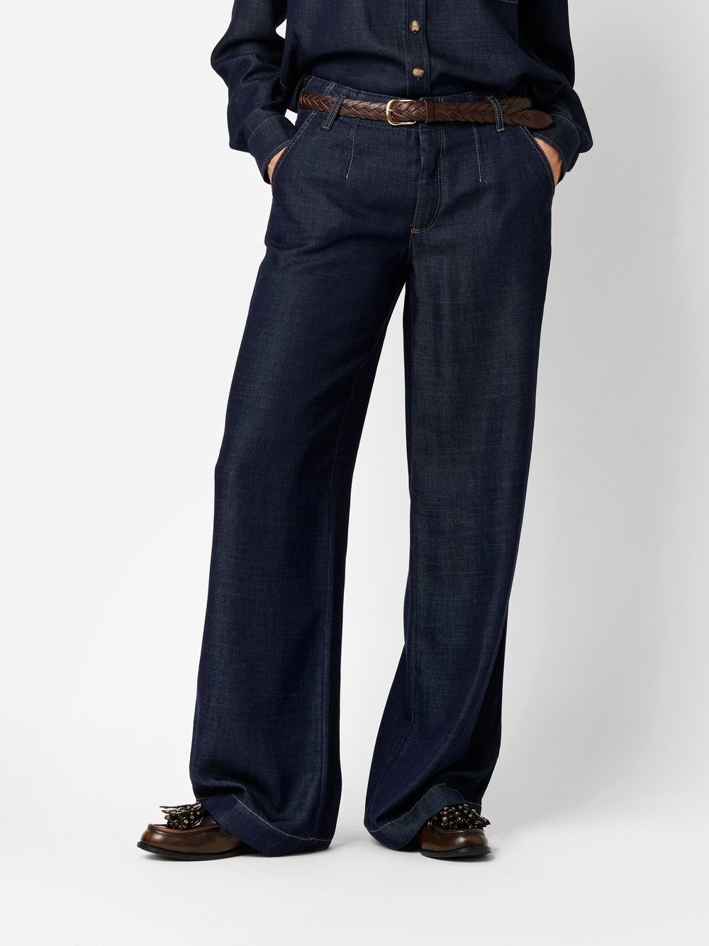 TONI Weite Jeans "Liv Tailored", mit Ziernähten günstig online kaufen