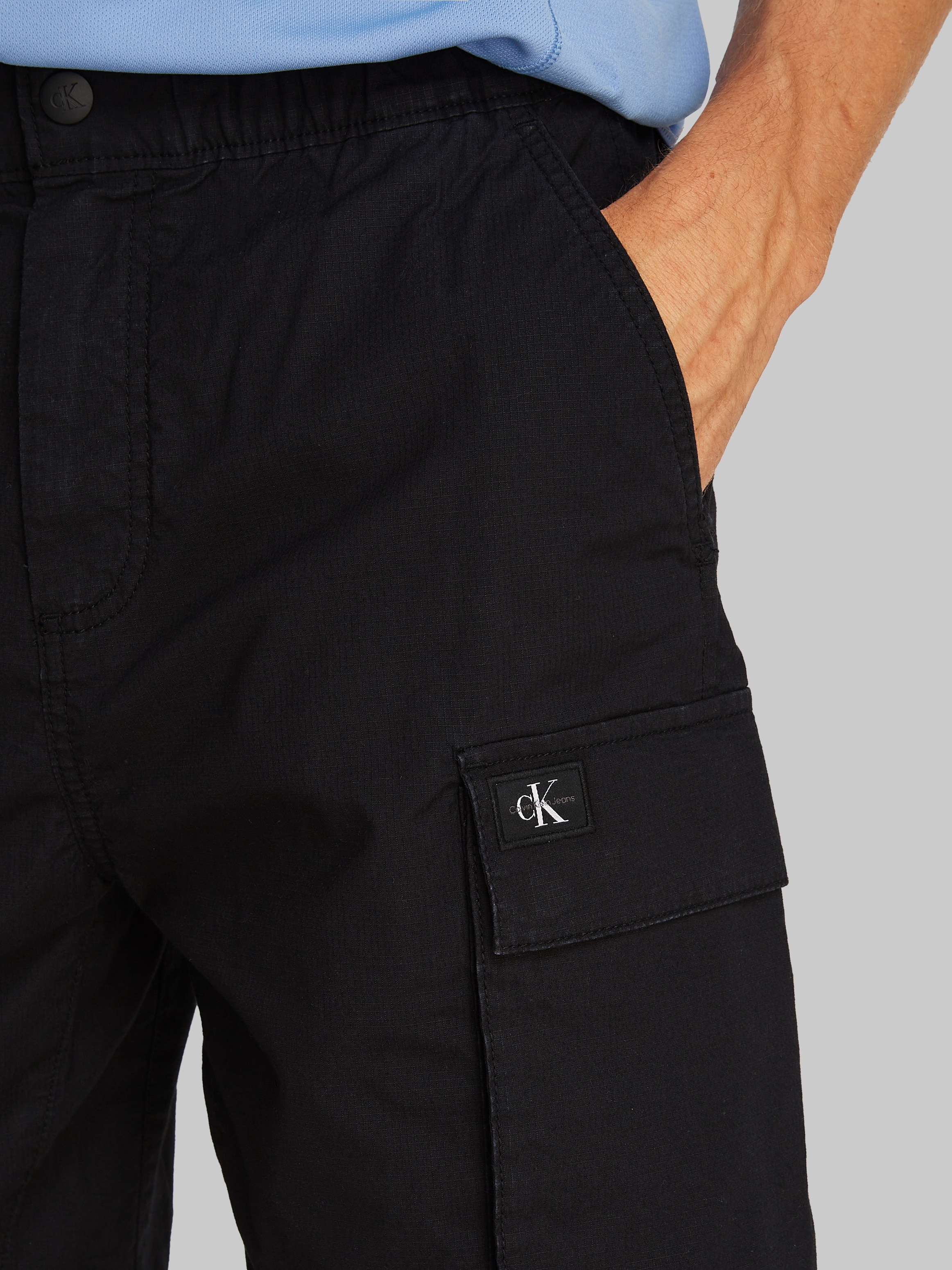Calvin Klein Jeans Cargoshorts »WASHED CARGO SHORT«, in gewaschener Optik