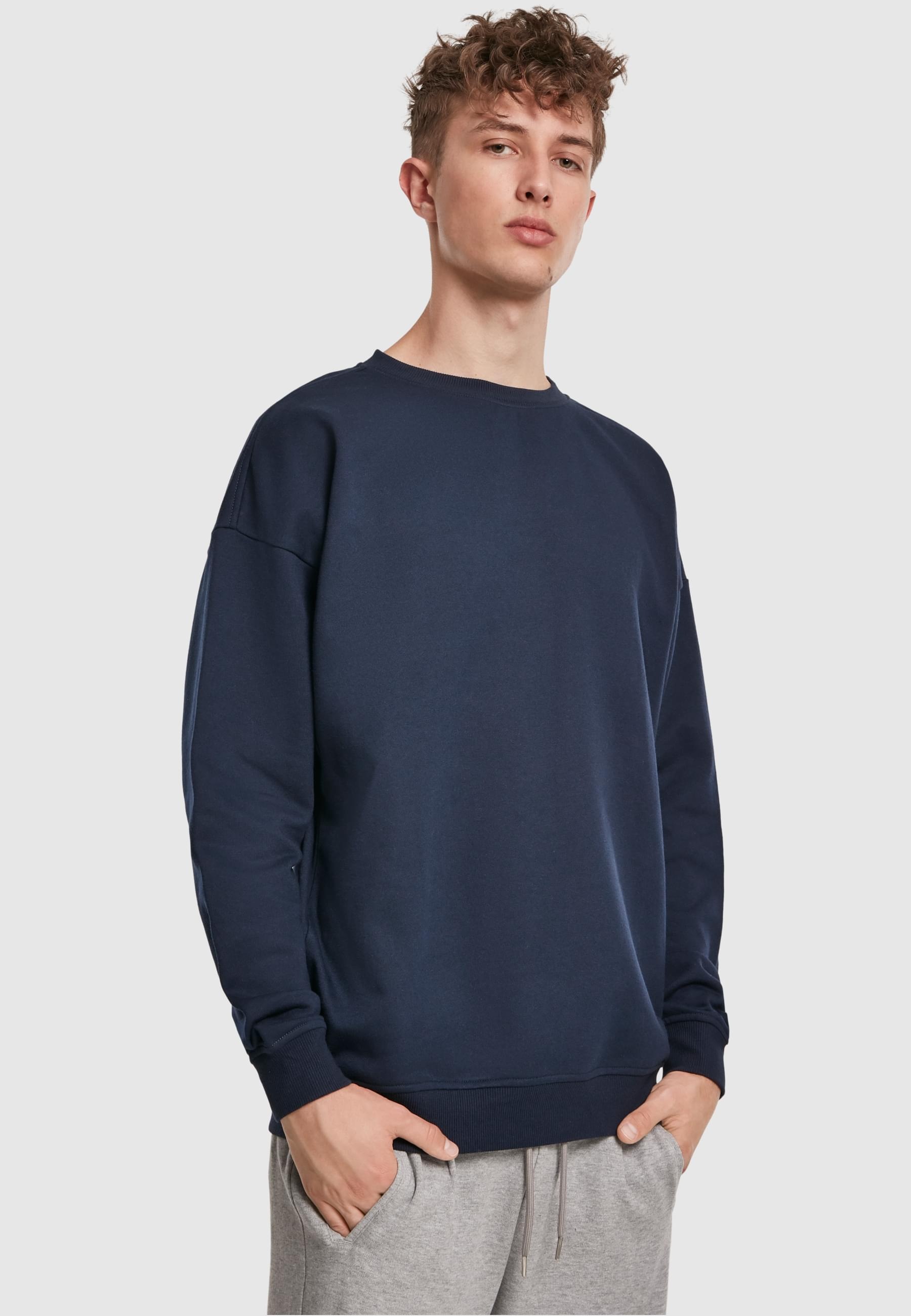 URBAN CLASSICS Rundhalspullover »Urban Classics Herren Sweat Crewneck«, (1 tlg.)